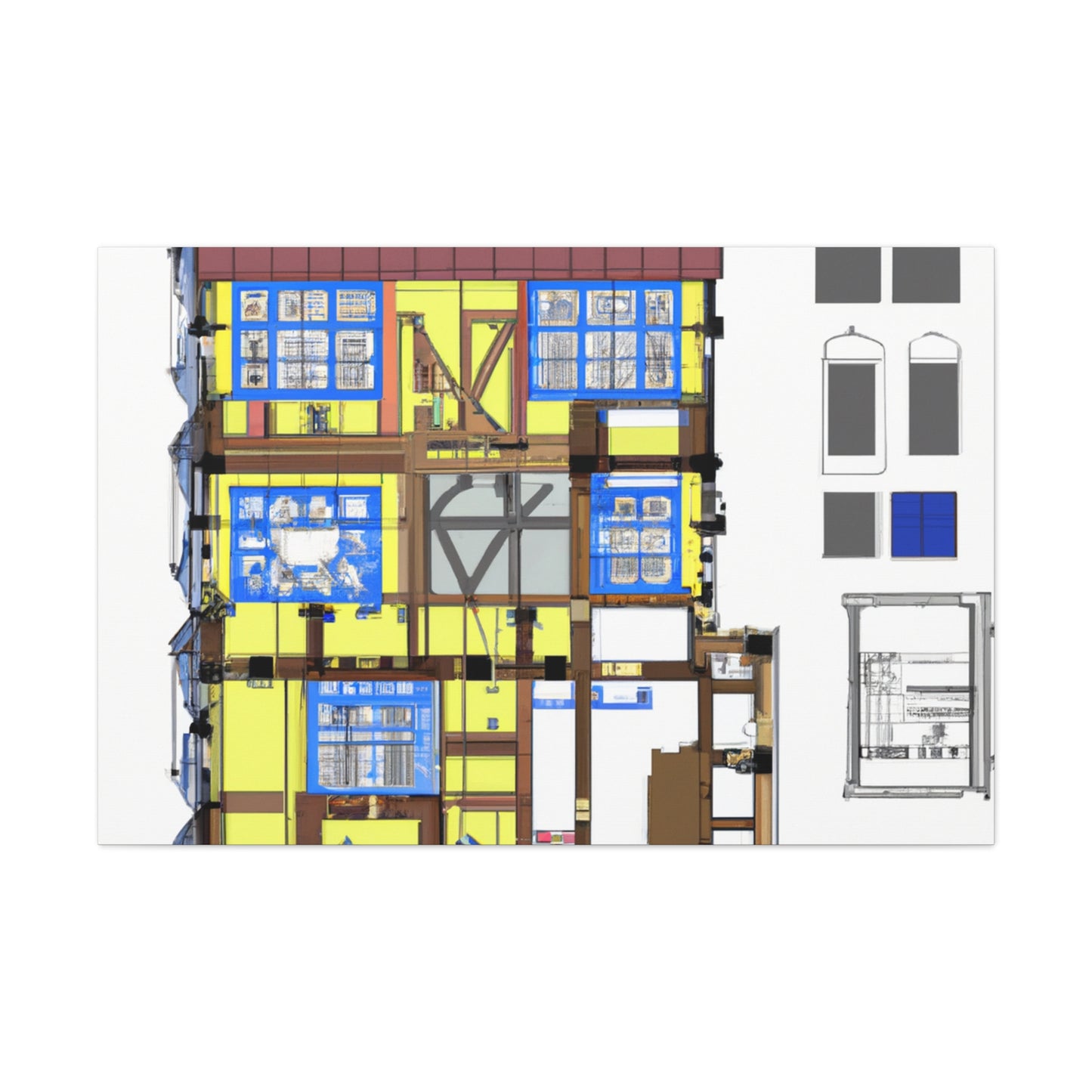 Albinoetta d'Asti - Canvas - Architectural