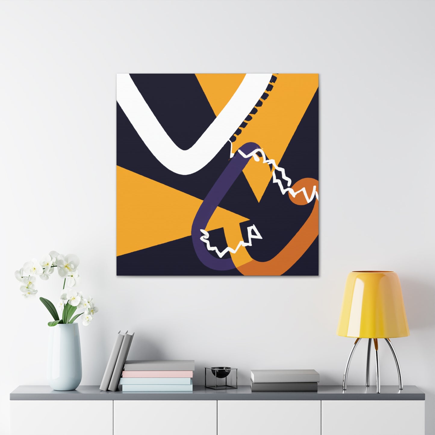 ModernMetropolis- Midcentury - Canvas