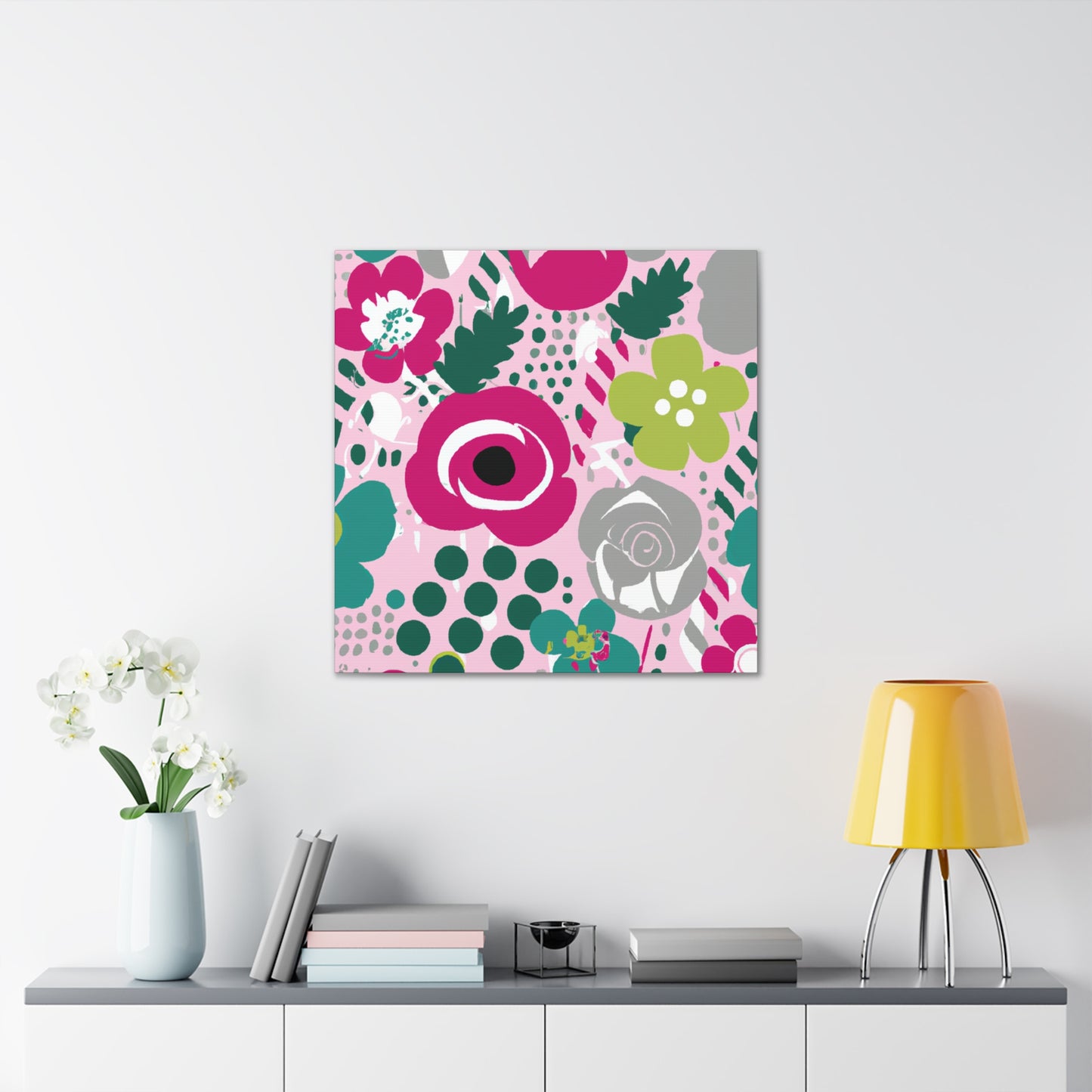 "Floral Fervor" - Floral Canvas