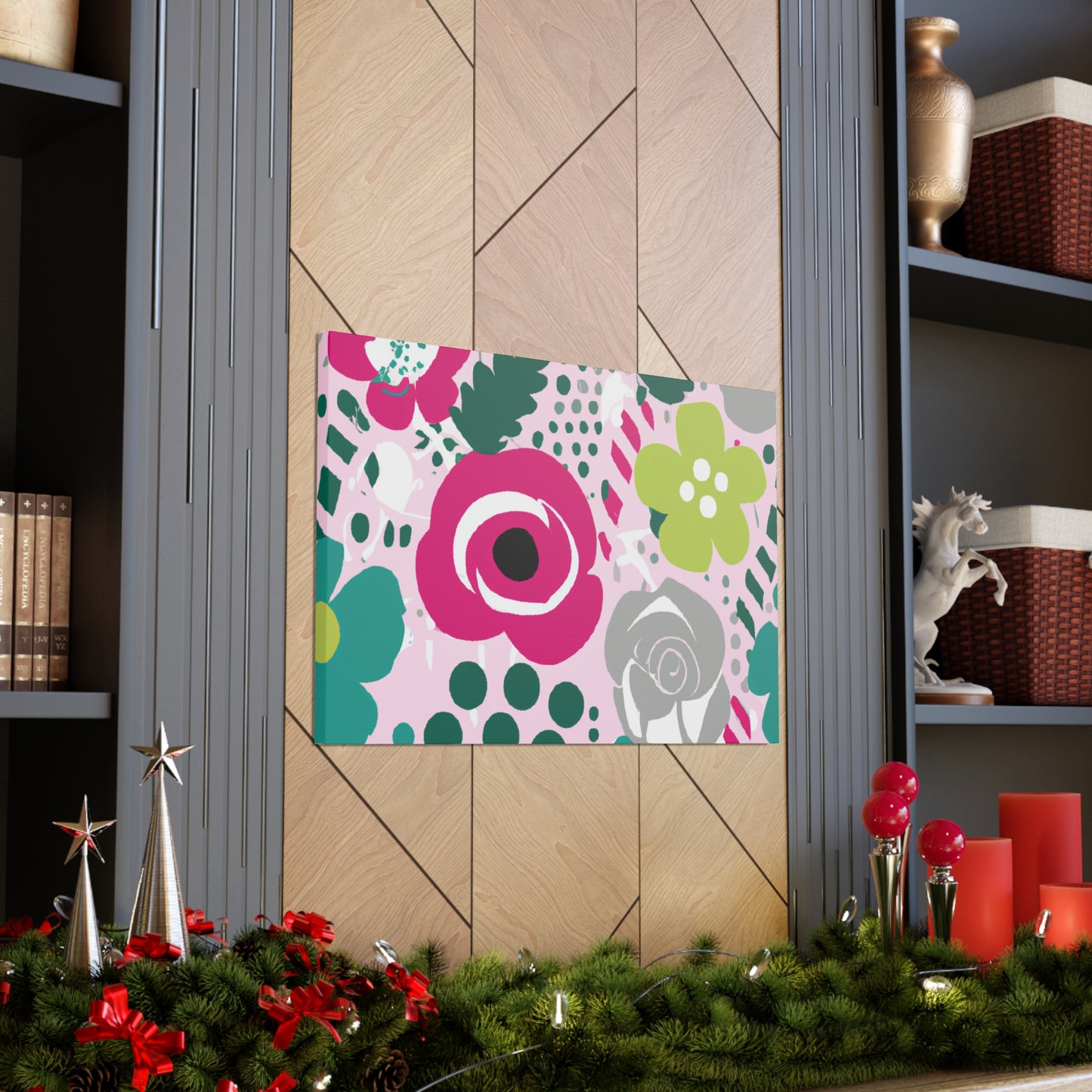 "Floral Fervor" - Floral Canvas