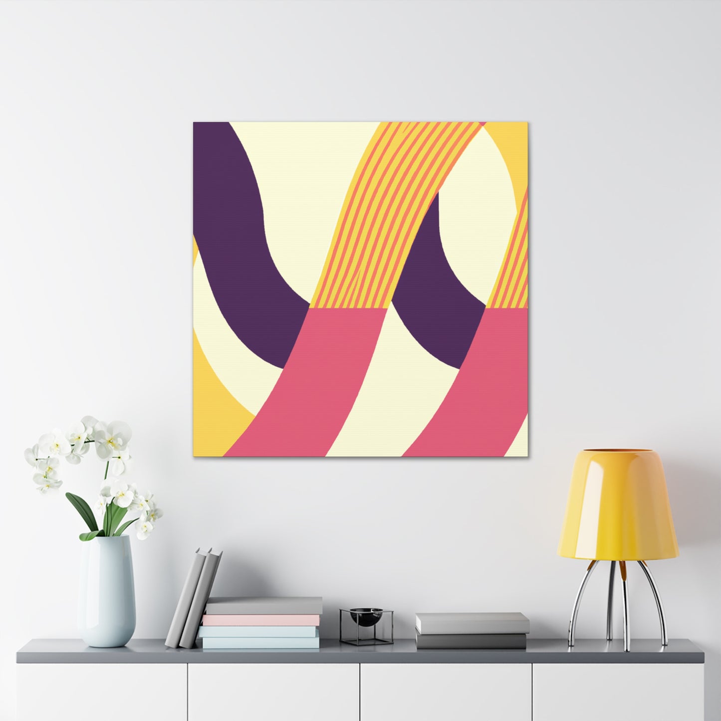 Surreal Abode - Midcentury - Canvas