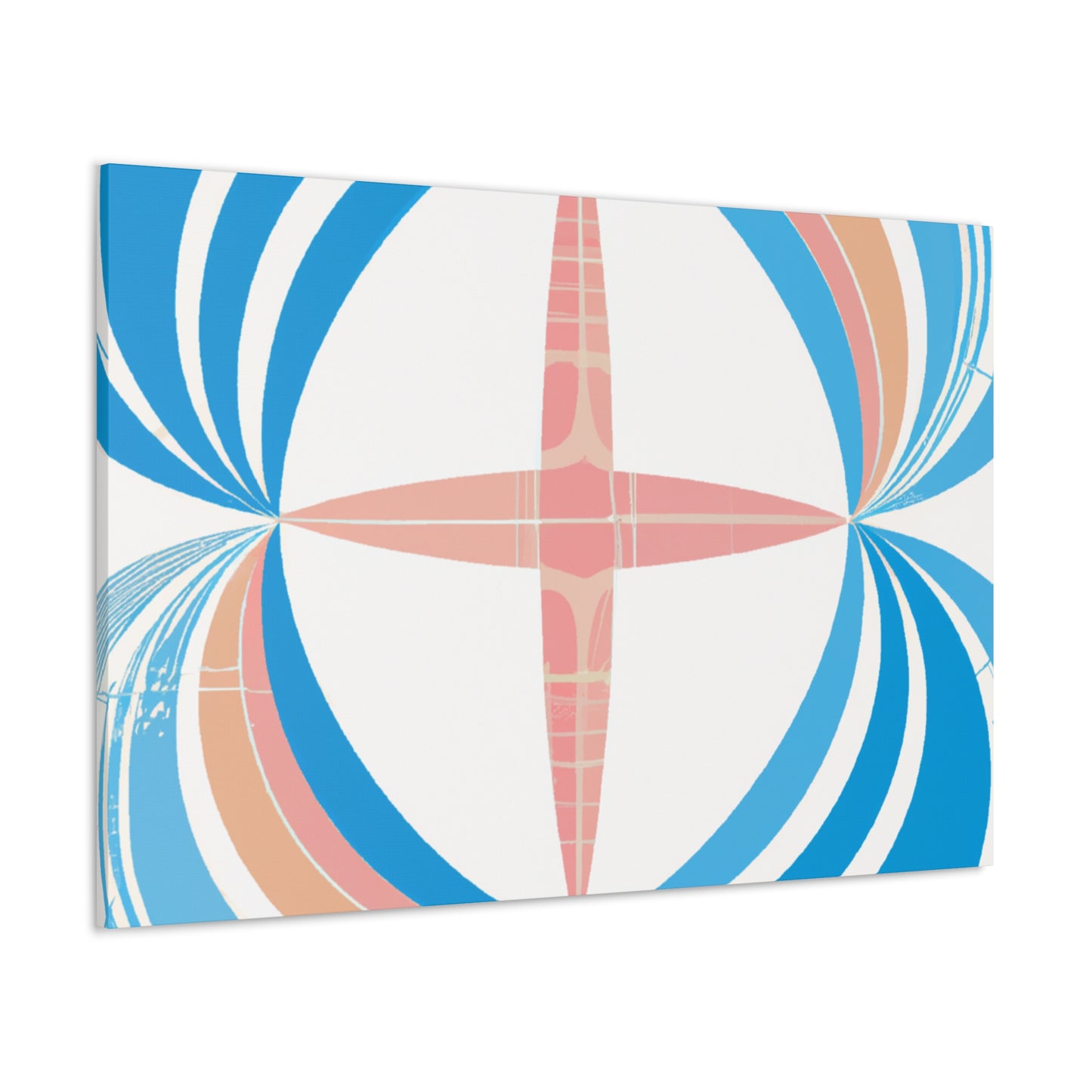 Sunburst Bubblegum- Midcentury - Canvas