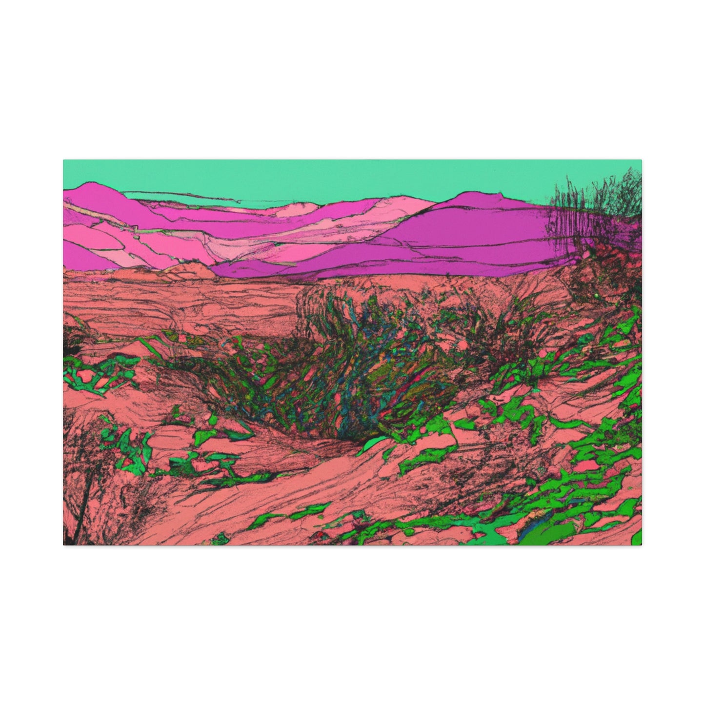Sandstorm-Landscape - Canvas