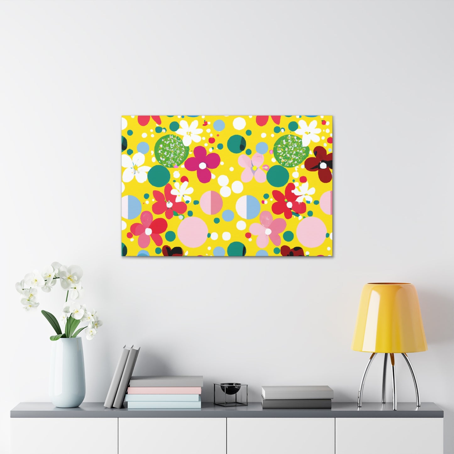 "Floral Symphony" - Floral Canvas