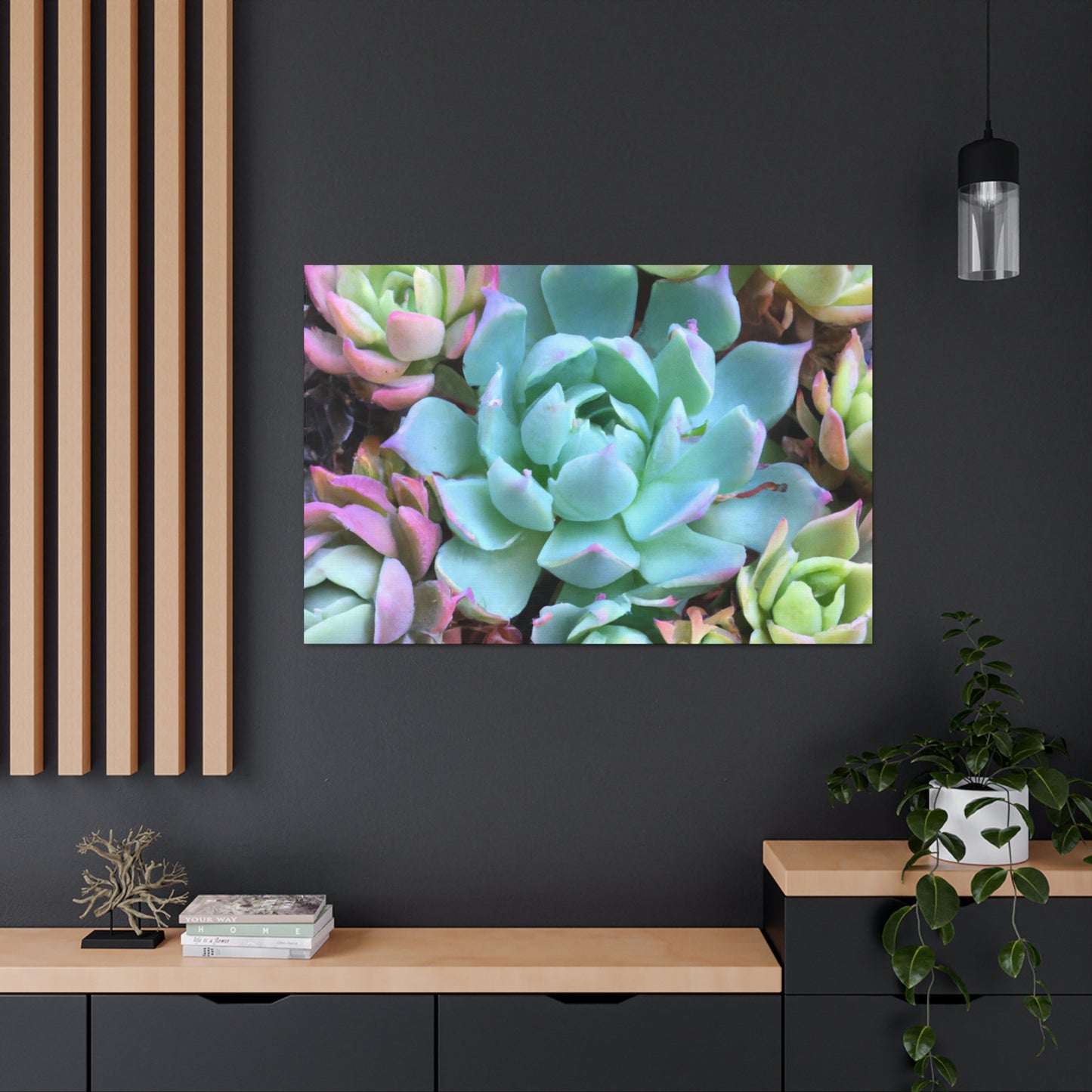 "Garden of Abundance" - Canvas - Succulent