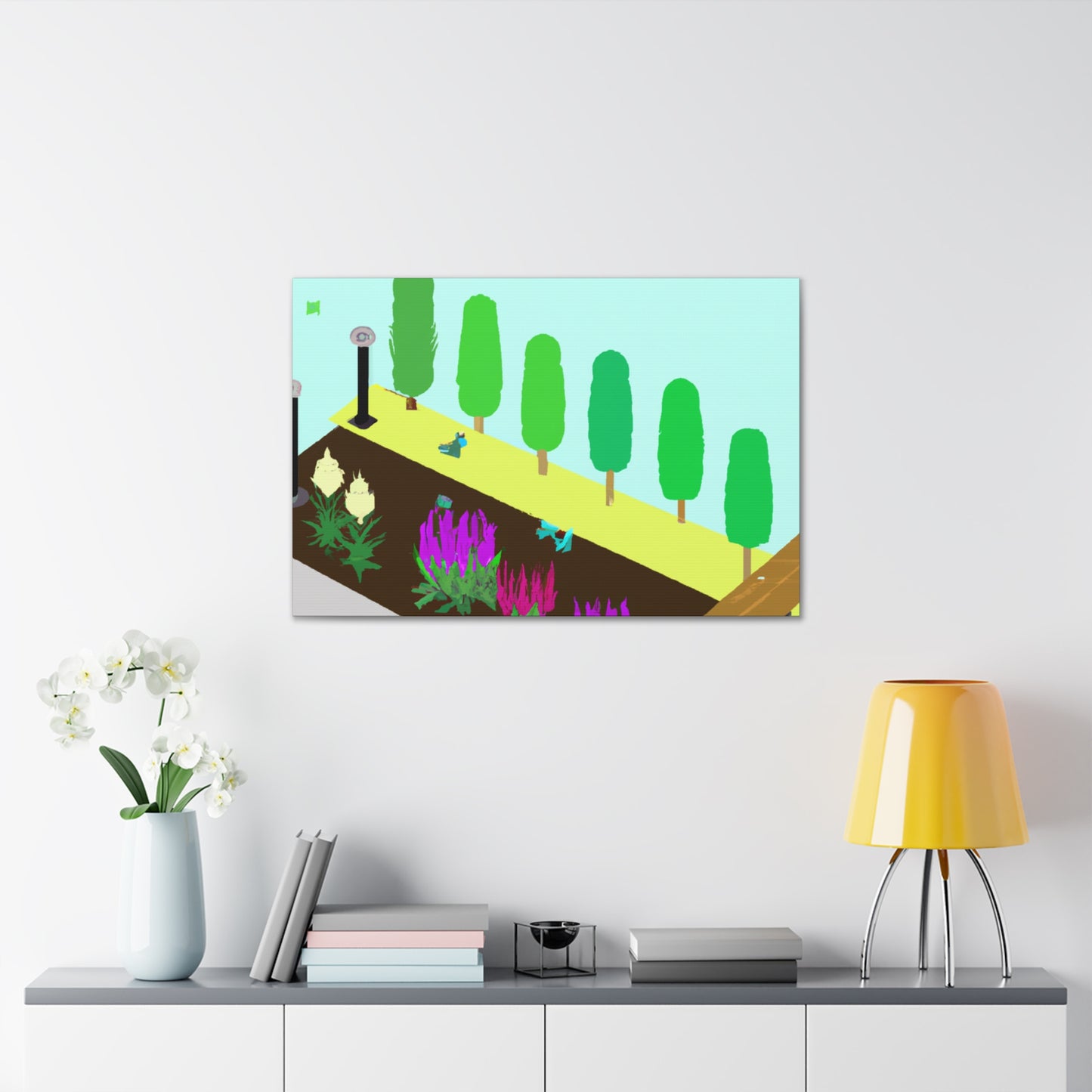 Sunflower Sunrise Landscape - Canvas