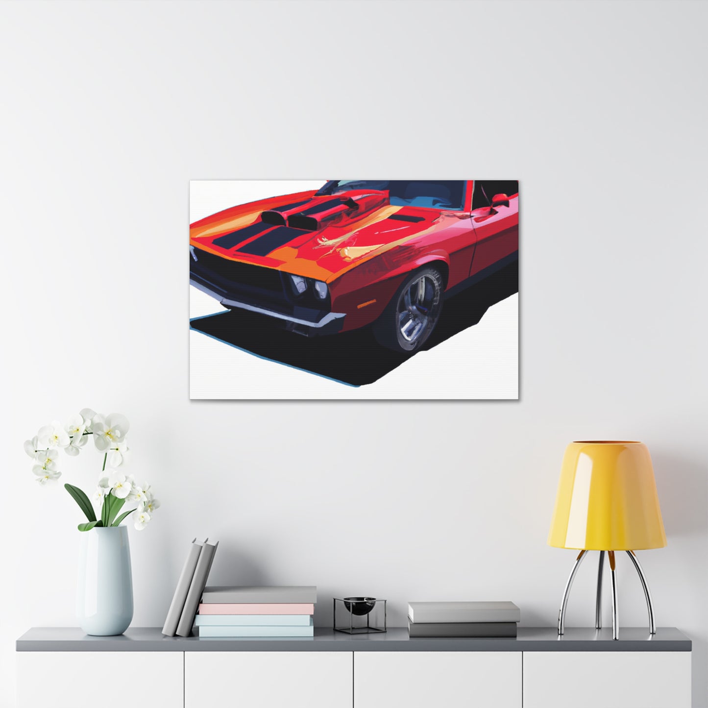 Hot Rod Thunder - Automobile - Canvas