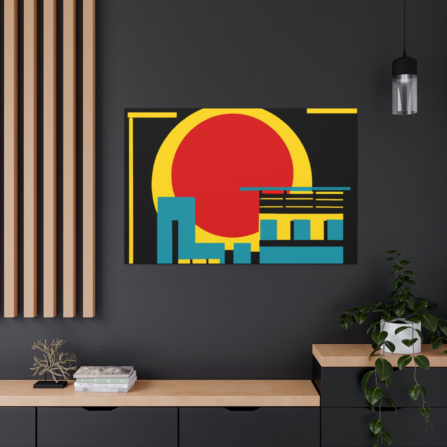 Fireywaddle. - Midcentury Canvas