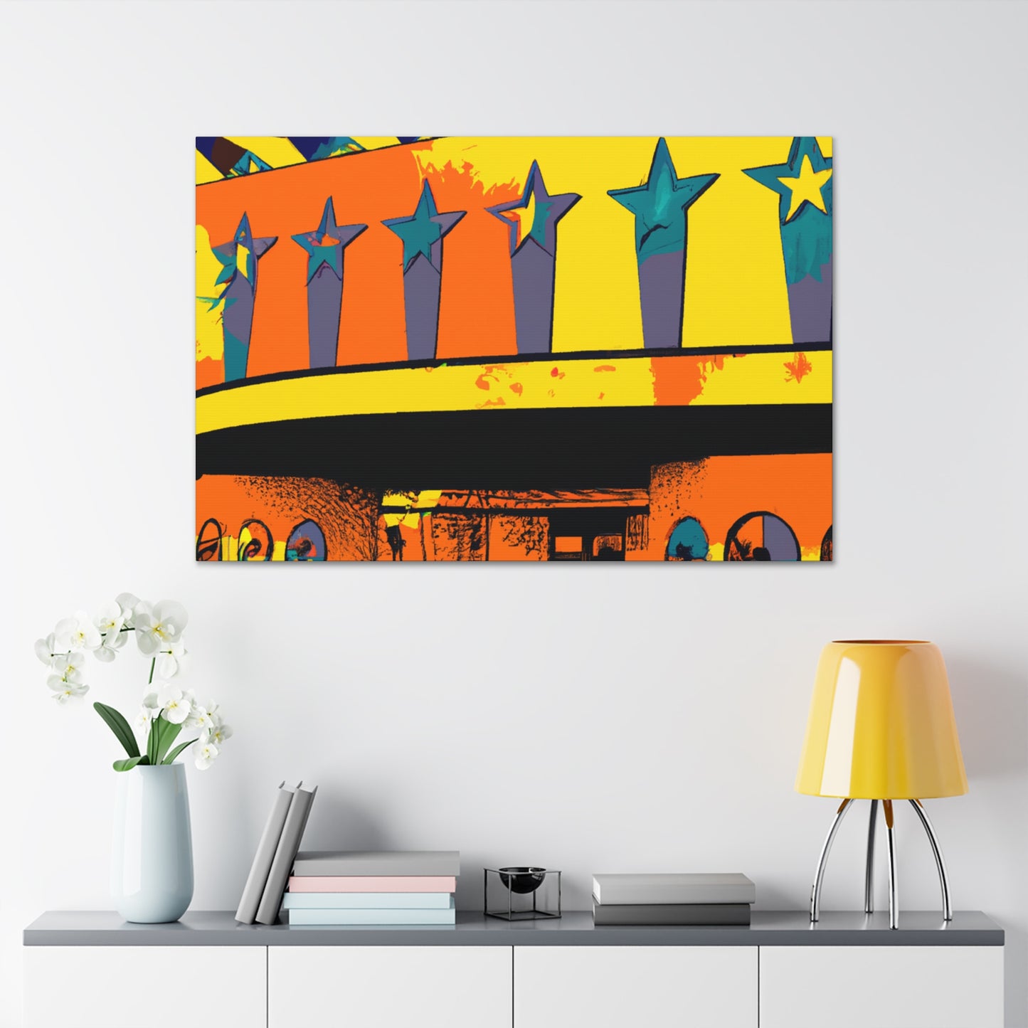 Whirlin' Wheels Diner and Drive-In - Canvas