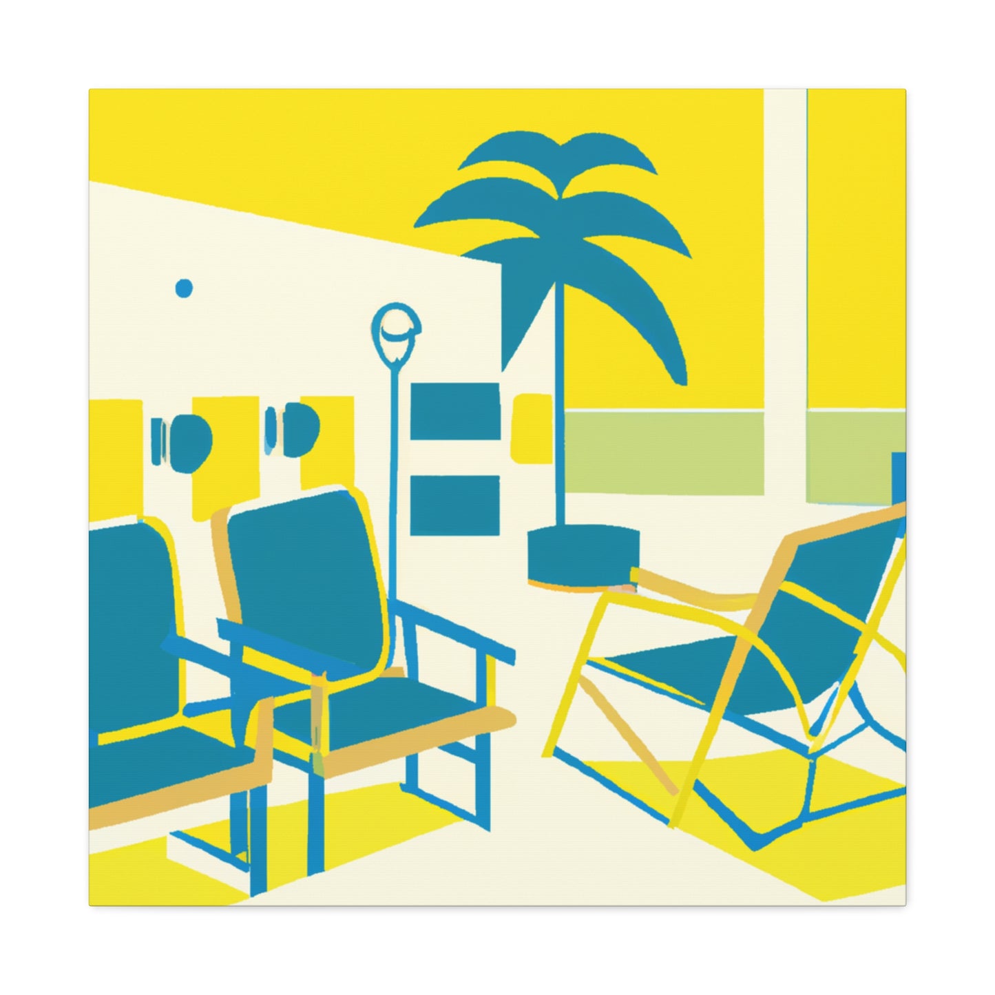 "Arcadian Expression- Midcentury" - Canvas