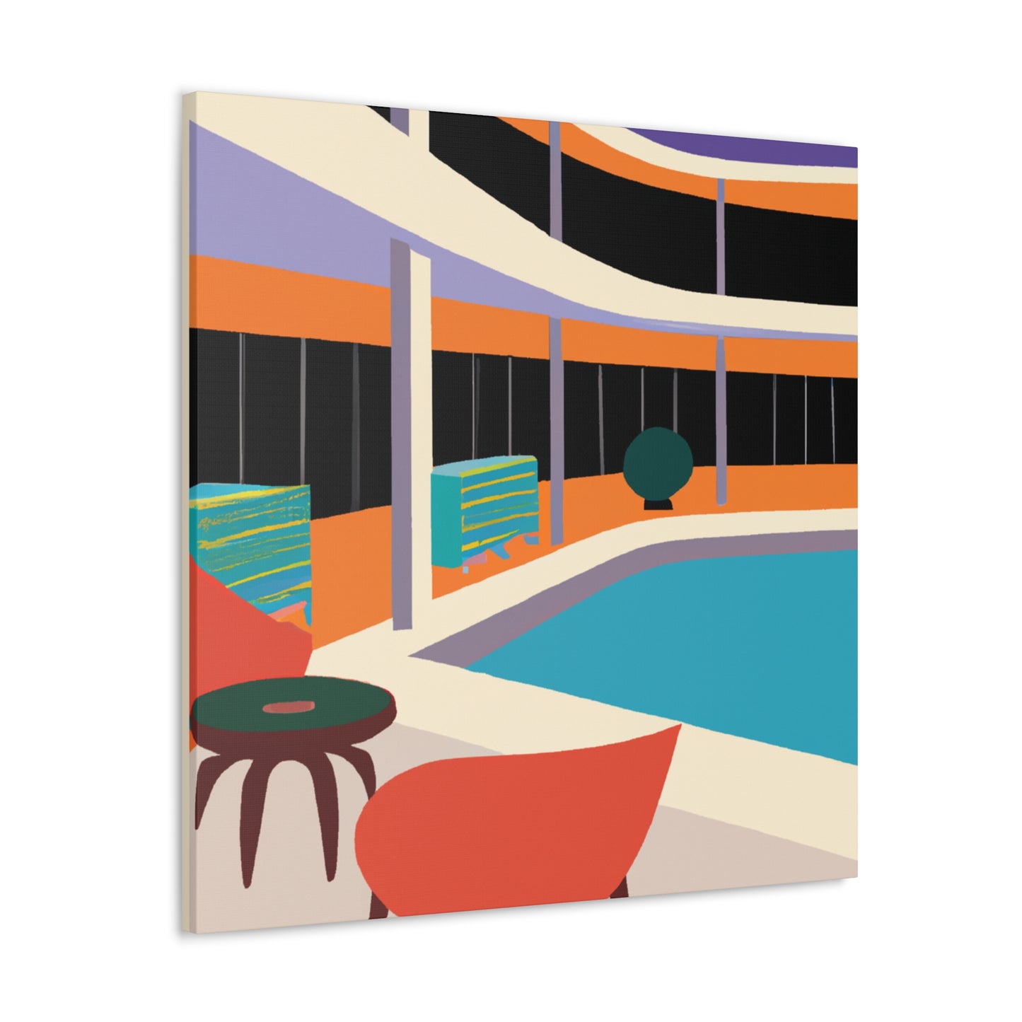 Abstract Allure- Midcentury - Canvas