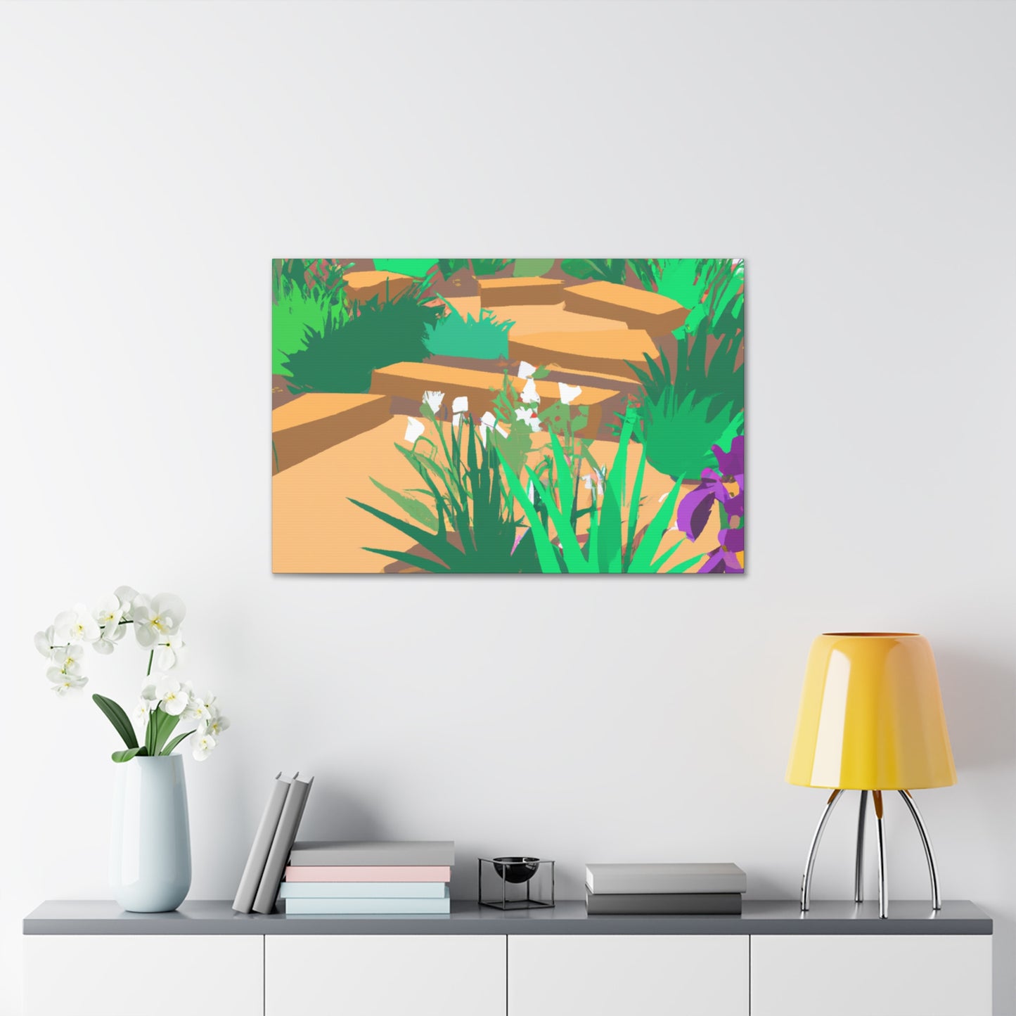 Zenflower Landscape - Canvas