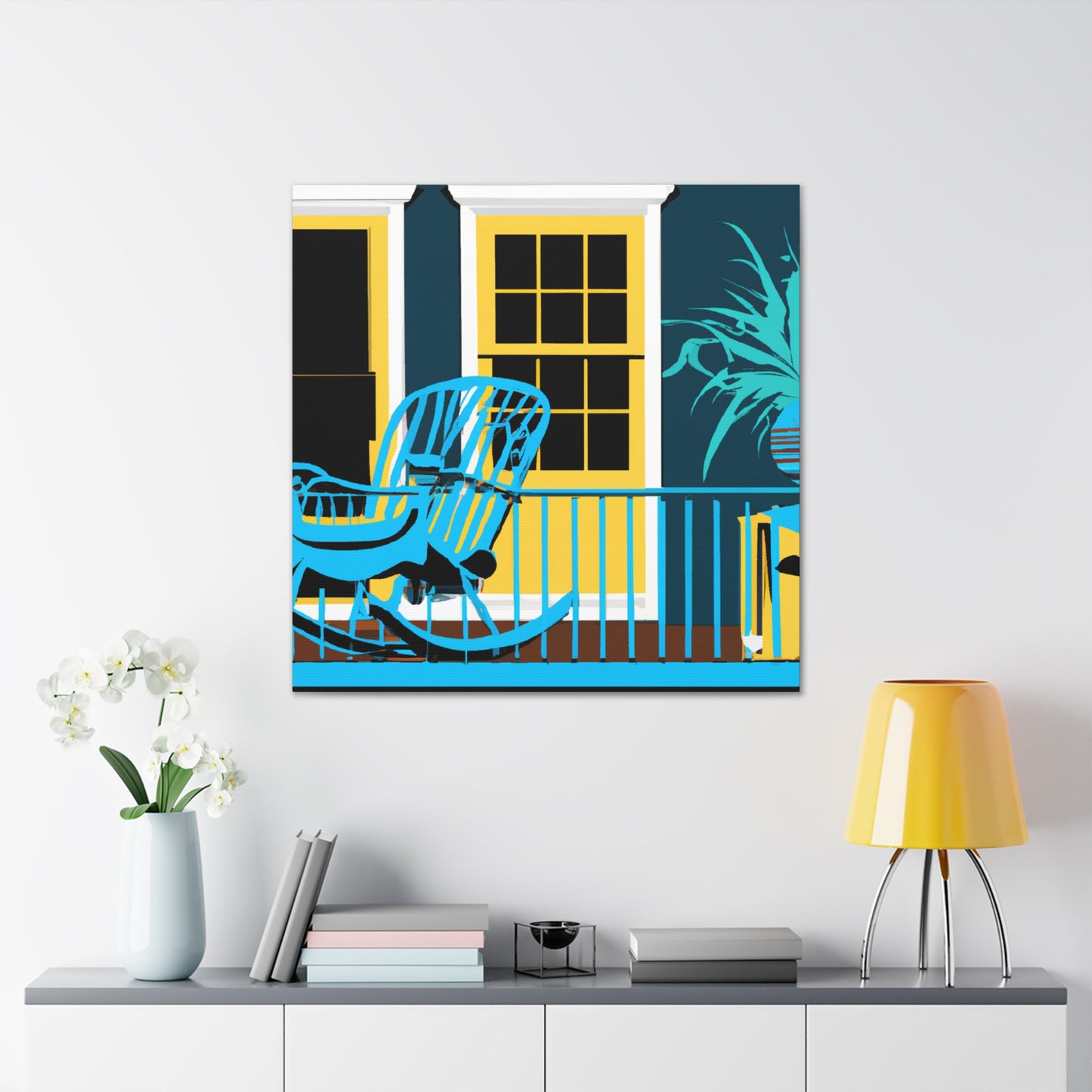 "Cozy Calmness- Midcentury" - Canvas