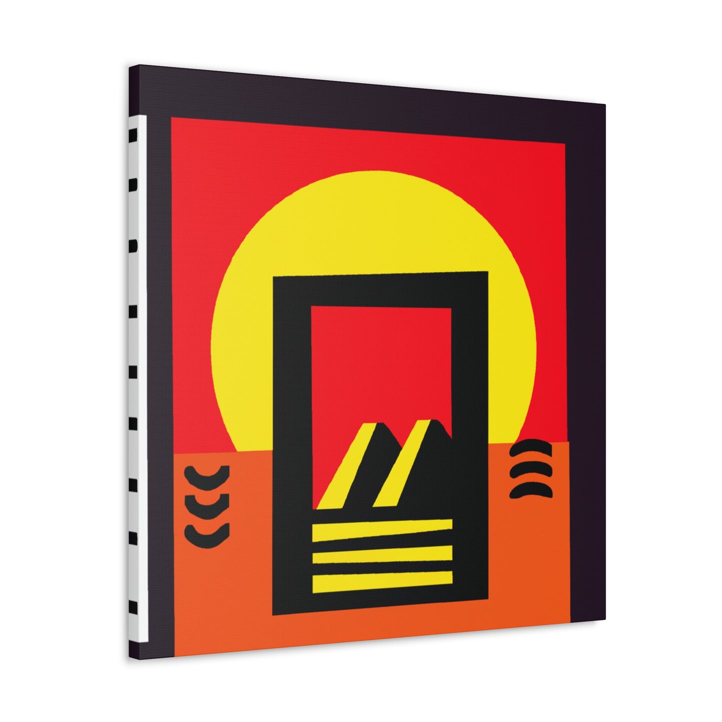 Aztec Sun - Midcentury Canvas