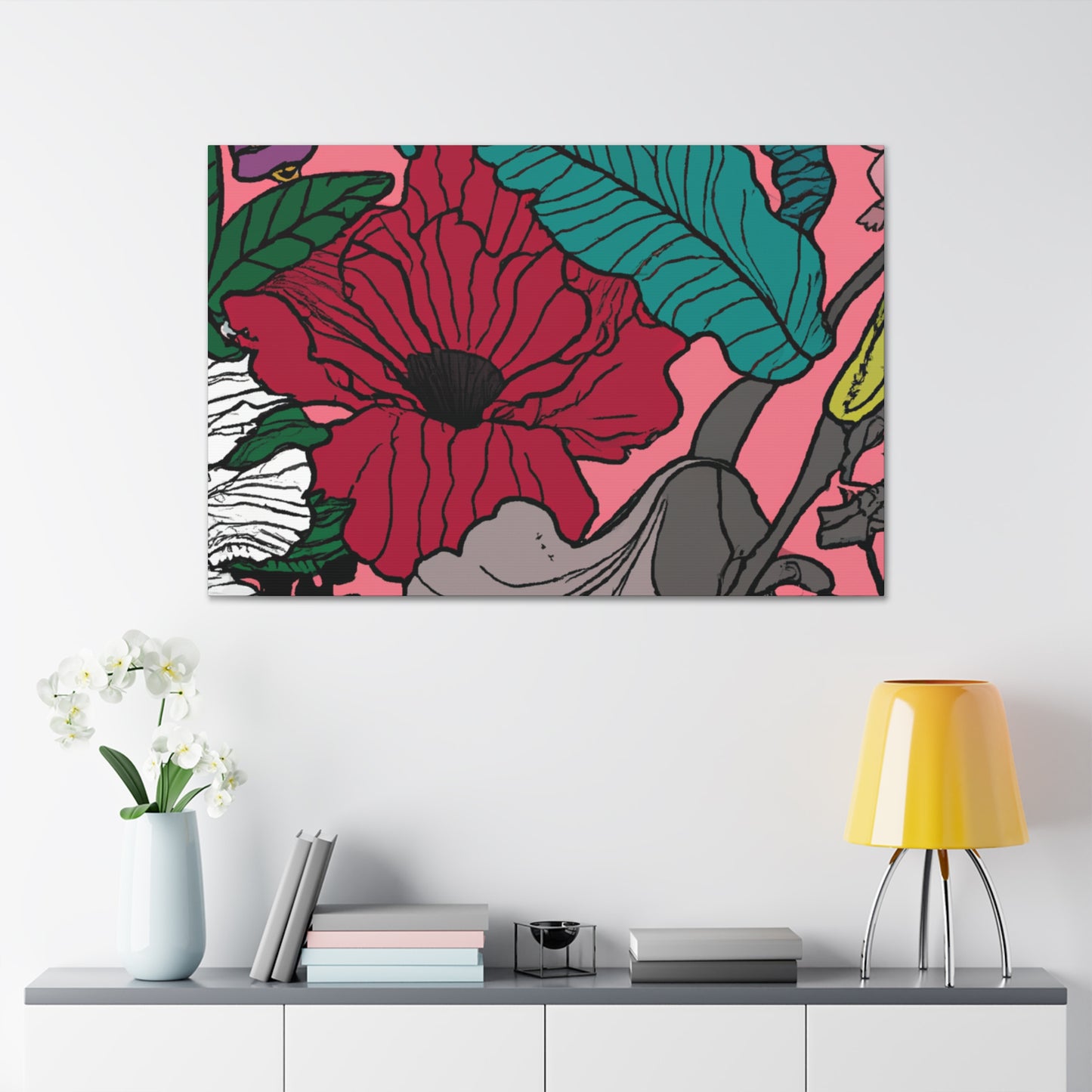 Sunshiney - Floral - Canvas