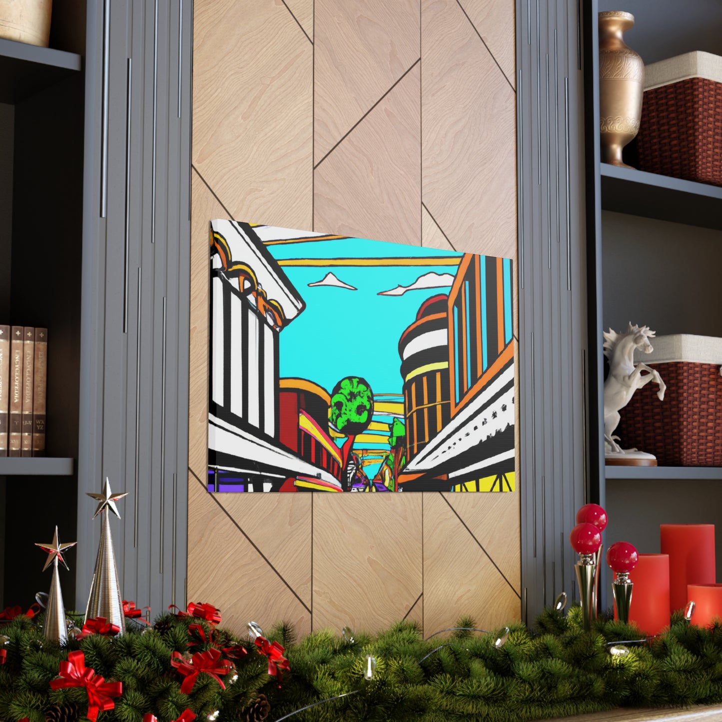 Radio Alley. - Architectural Canvas Pop Art