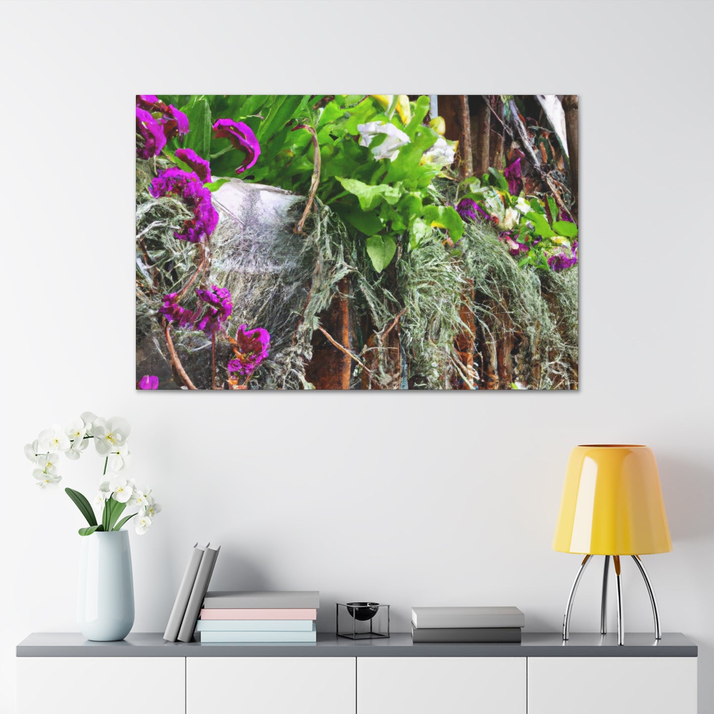 "Garden of Abundance" - Floral Canvas