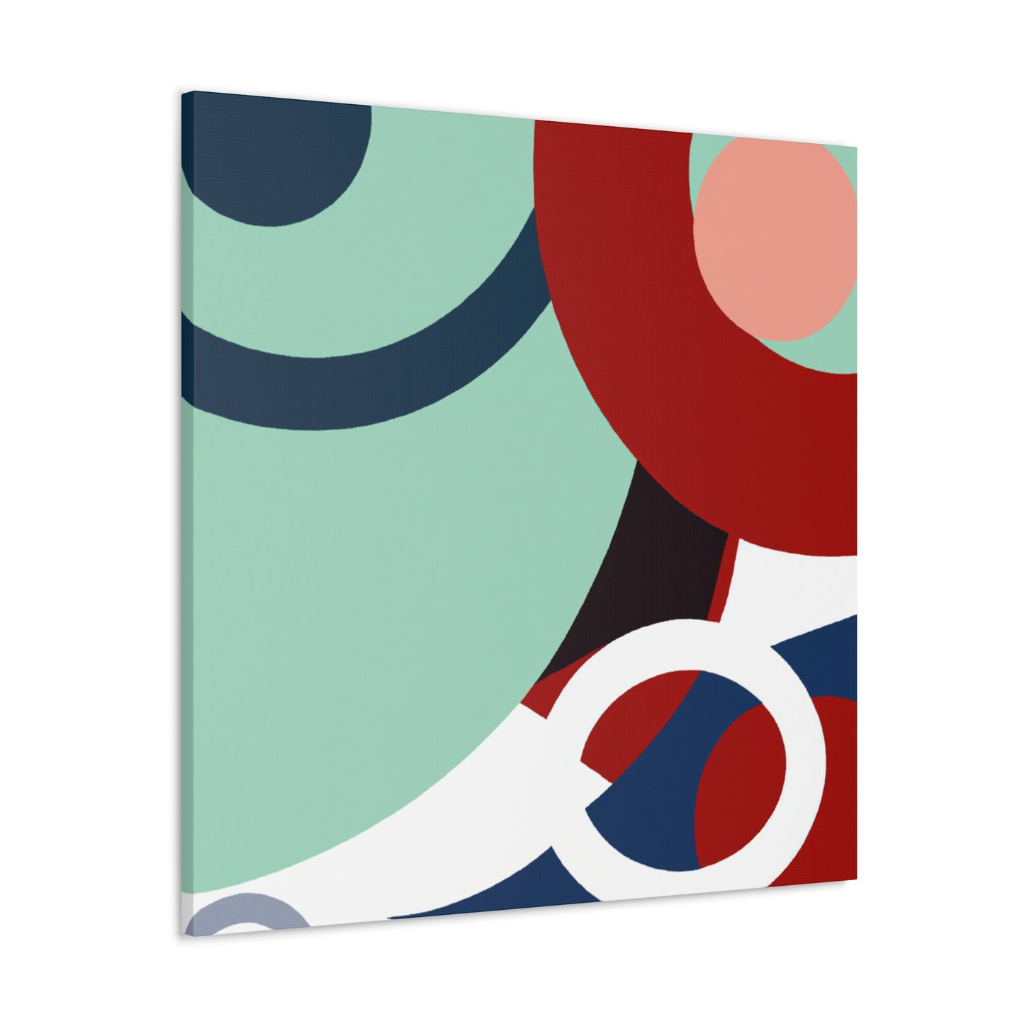 "Scintillating Sunrise - Midcentury" - Canvas