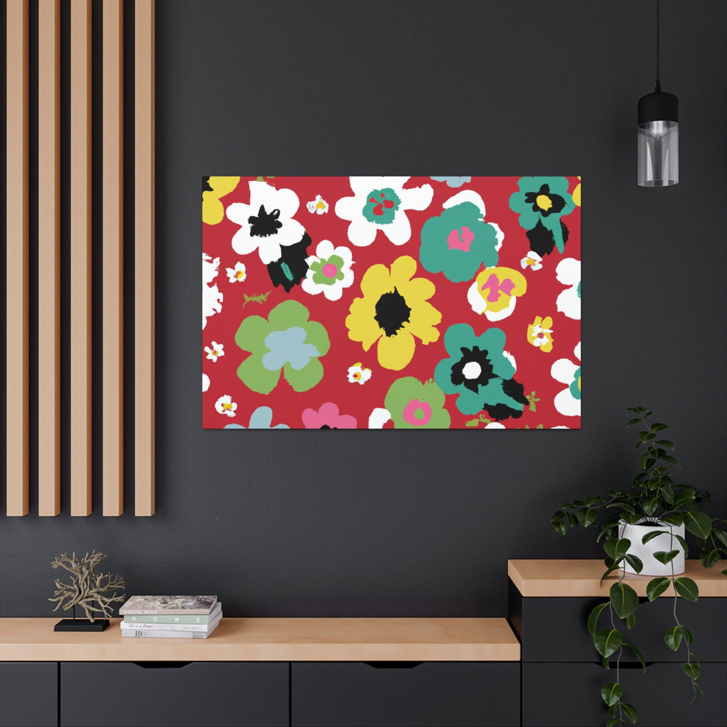 "Petal's Poise" - Floral Canvas
