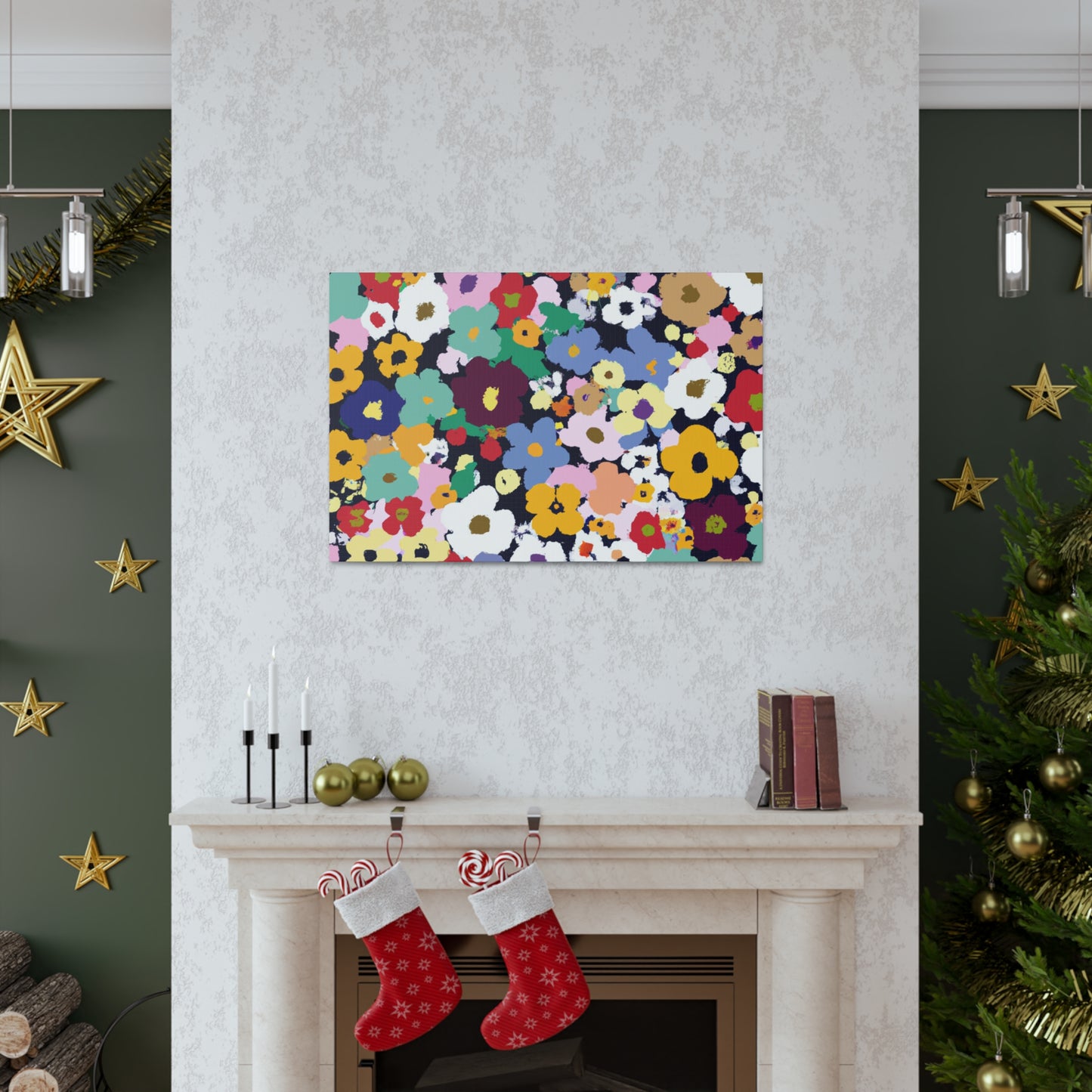Petal Symphony - Floral Canvas