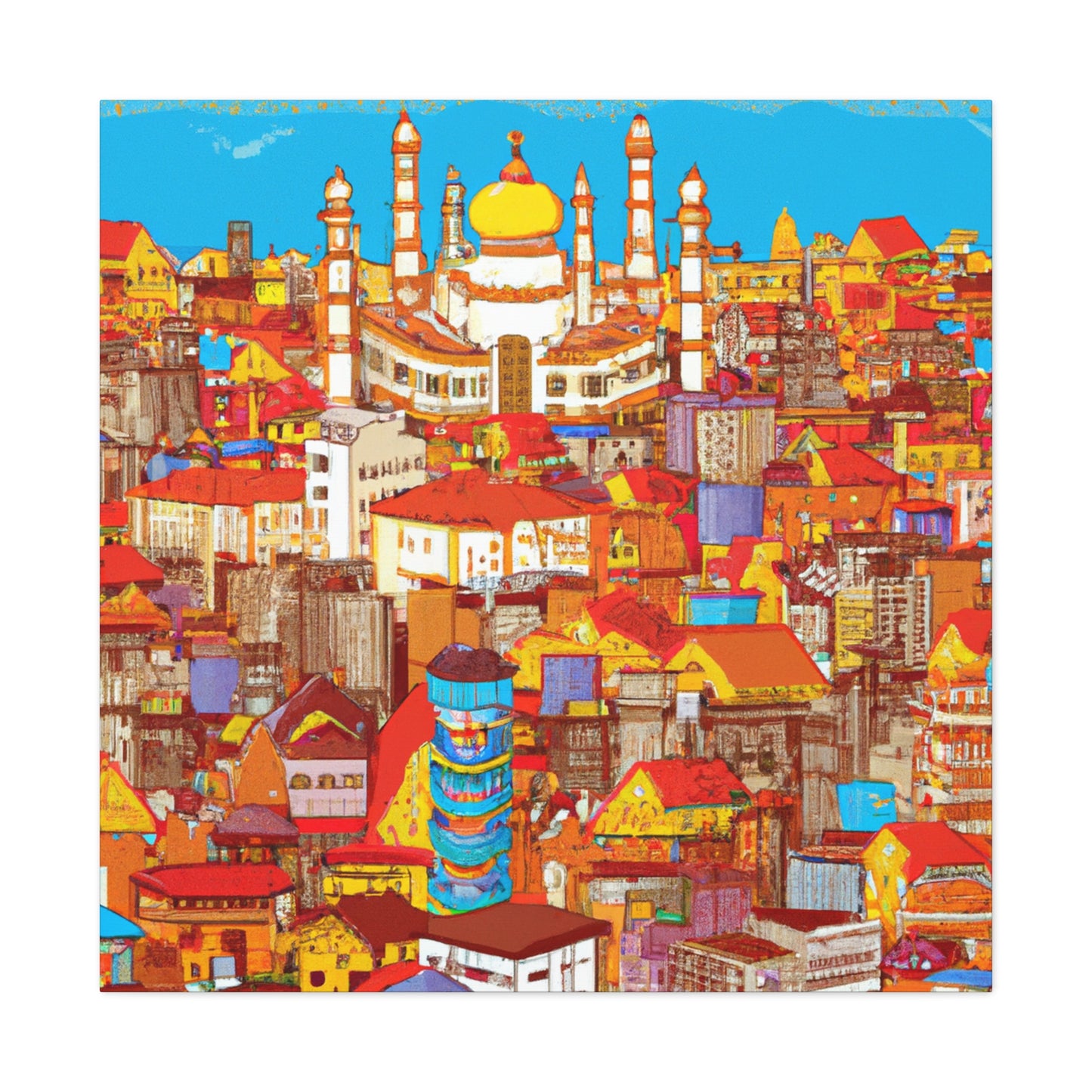 Sunrise by the Taj - Destination India - Canvas