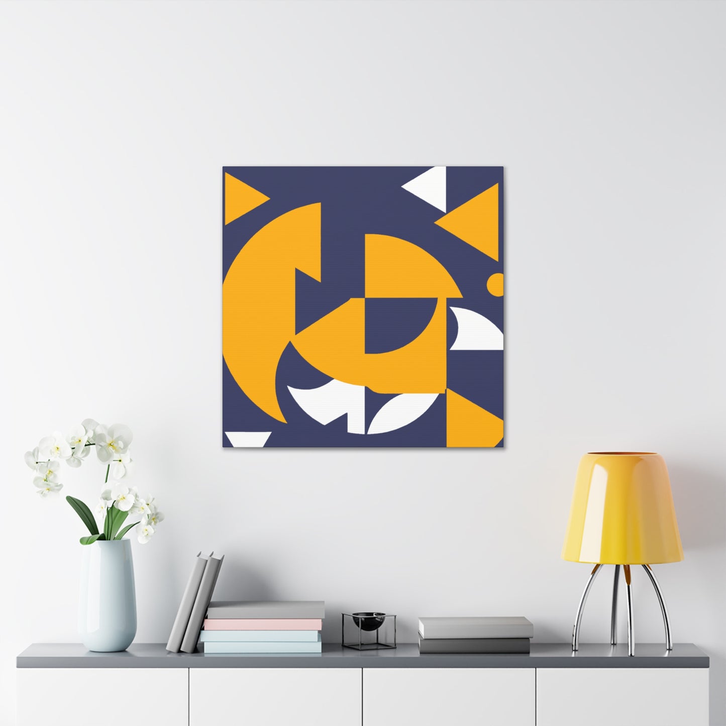 "Starry Escapades - Midcentury" - Canvas