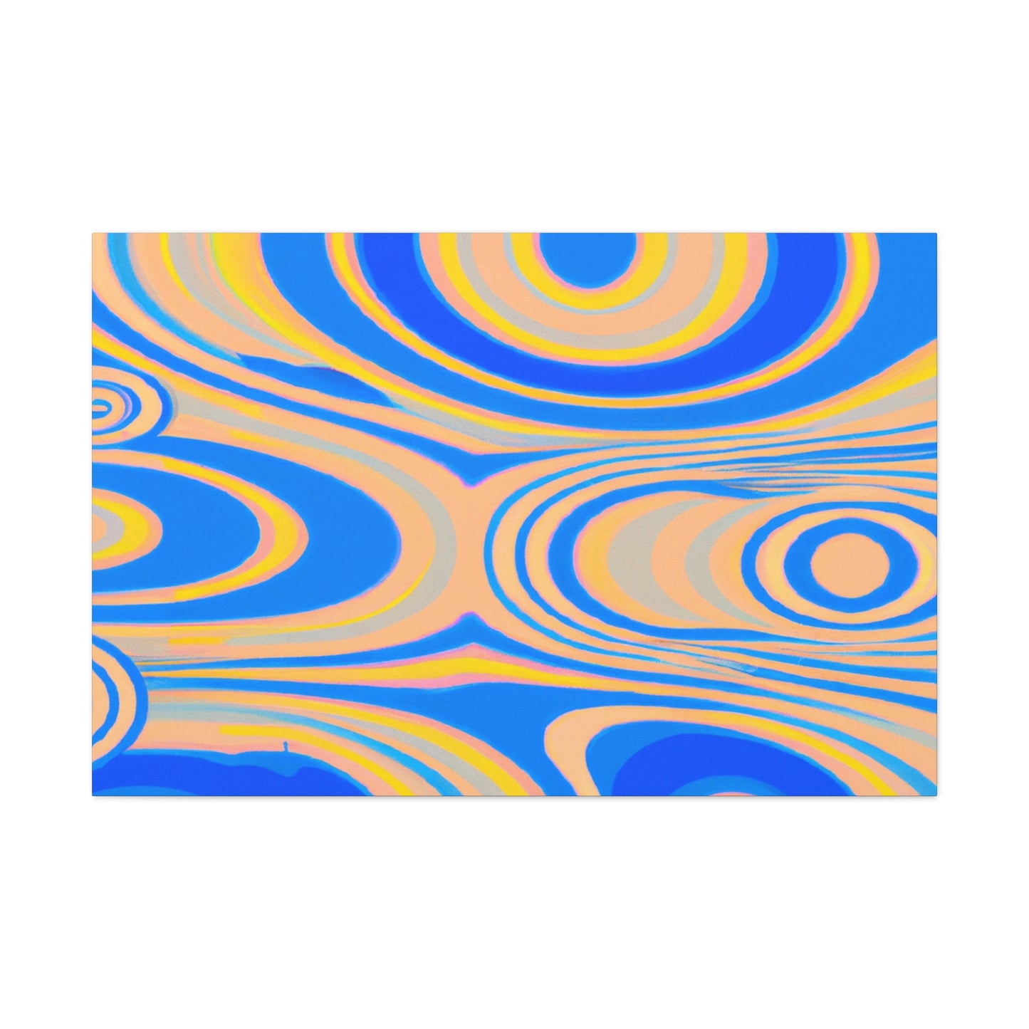 Aqua Flesh - Abstract - Canvas