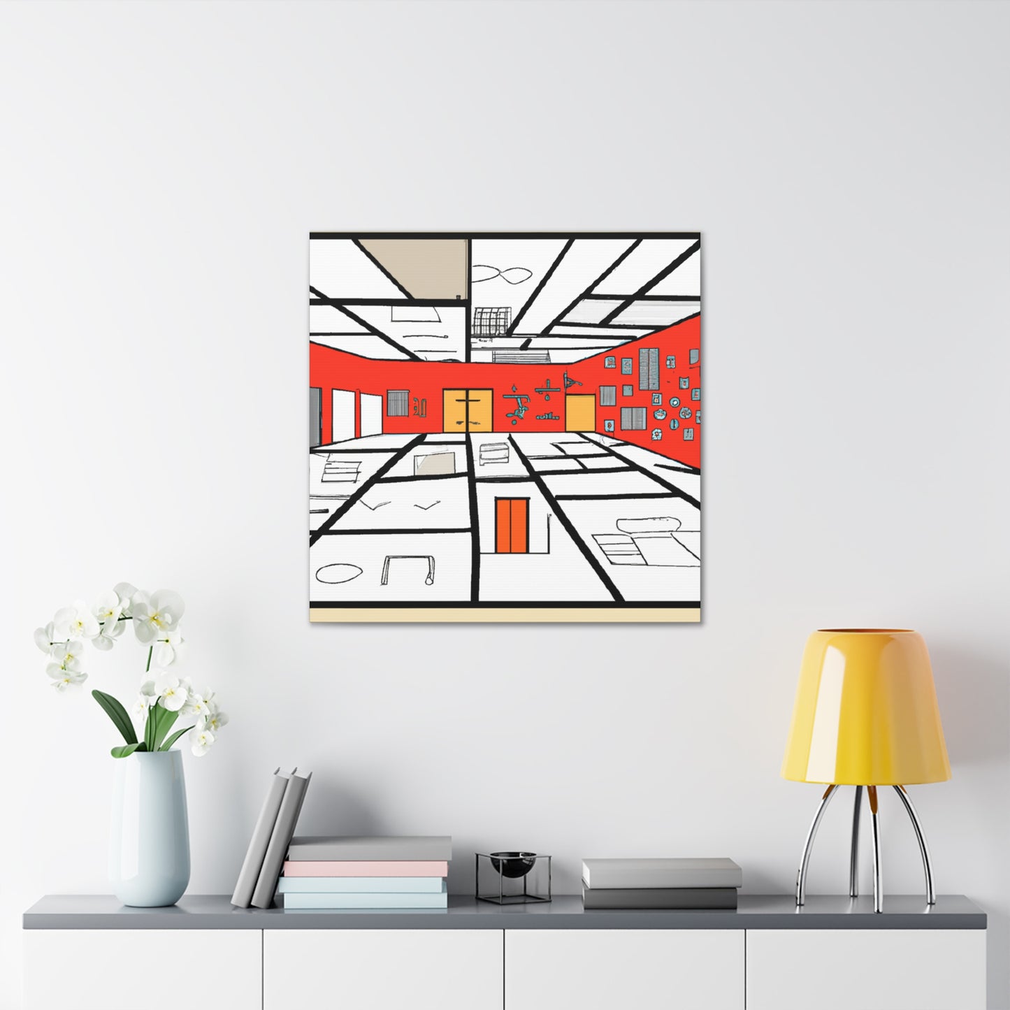 Sweeping View- Canvas - Architectural