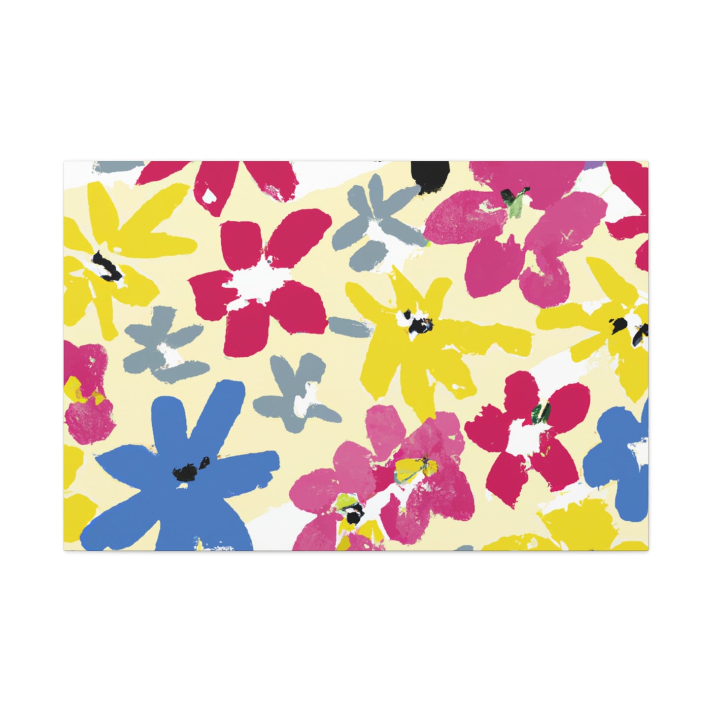 "Seeded with Love" - Floral Canvas
