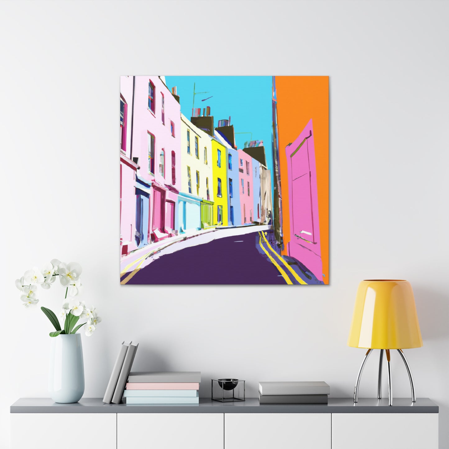 Magnolia City - New Orleans - Architectural - Canvas