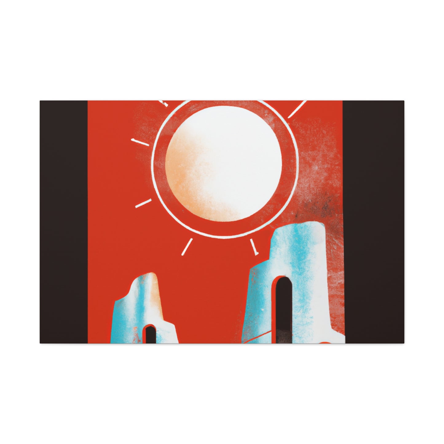 "Elongated Splendor - Midcentury" - Canvas