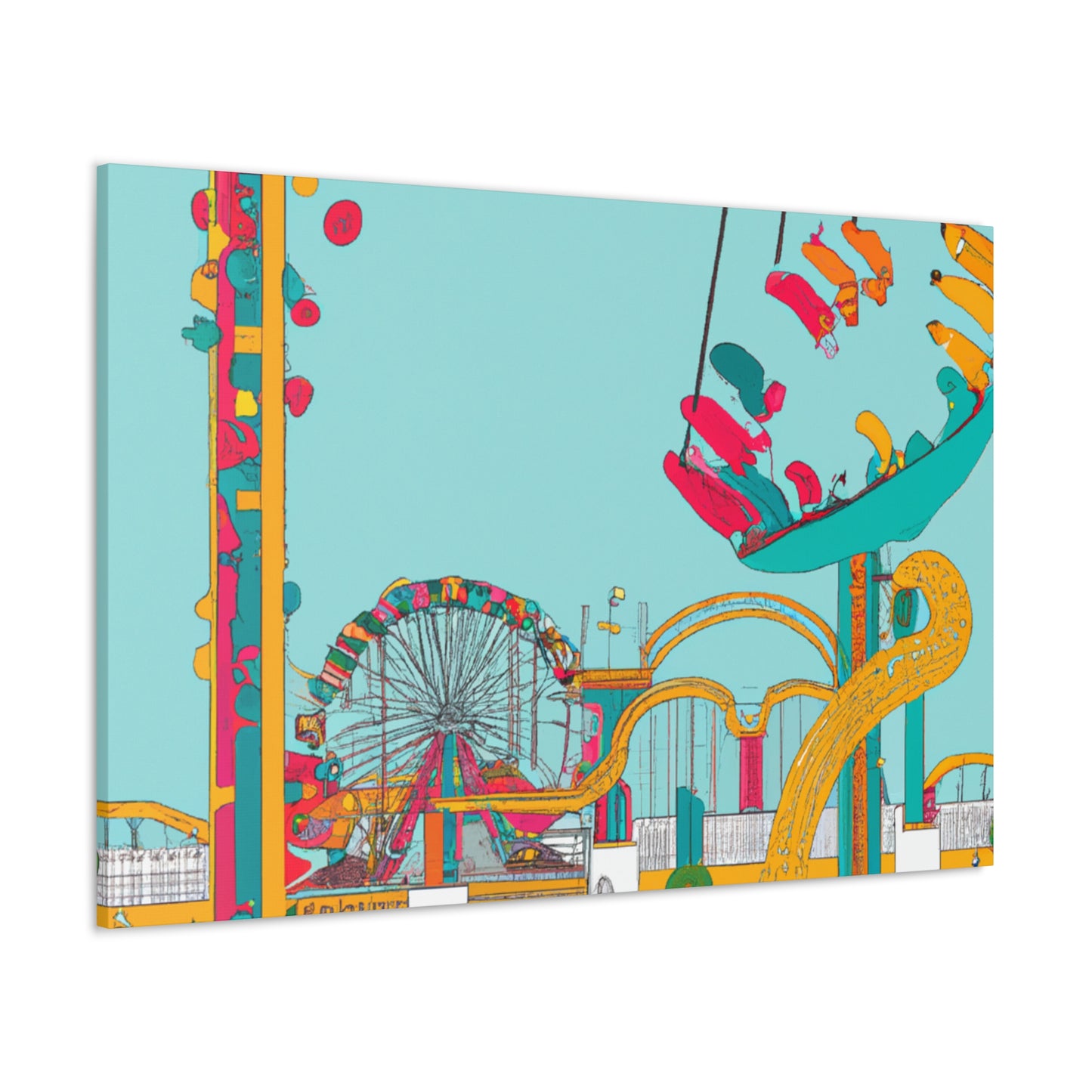 Kite Rush - Amusement - Canvas