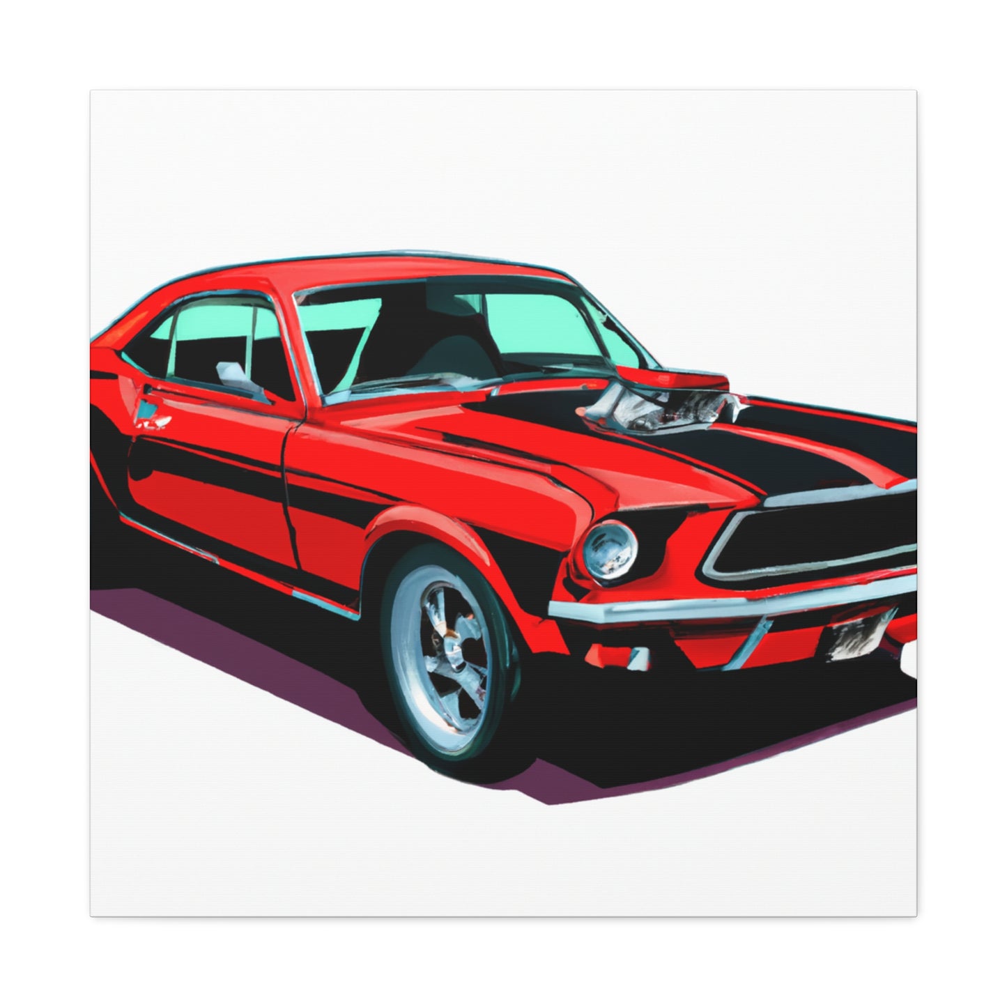 Roaring Roadster - Automobile - Canvas