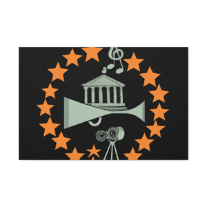 The Groovy Tunesters - Retro Music and Film Canvas