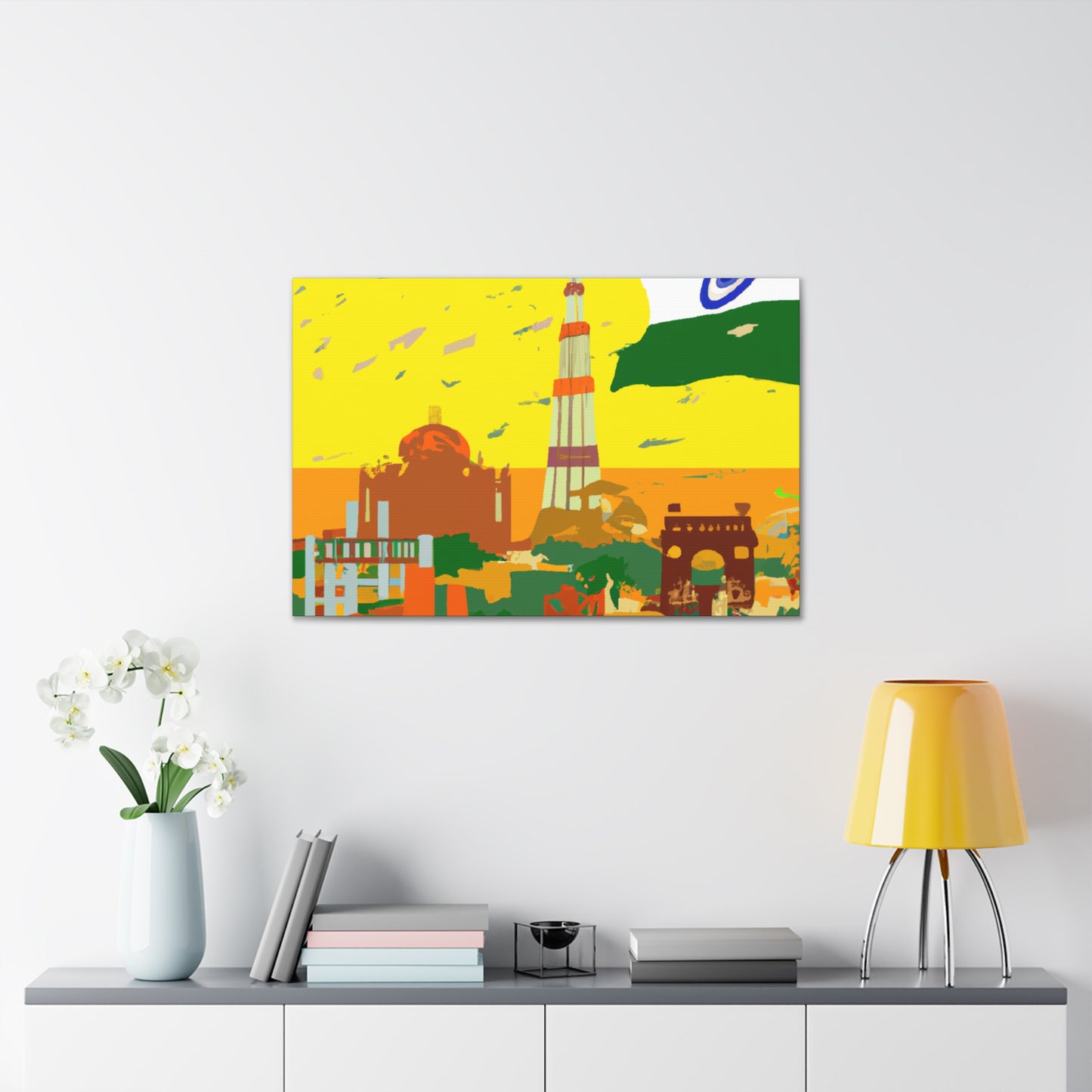 Taj Majal - Destination India - Canvas