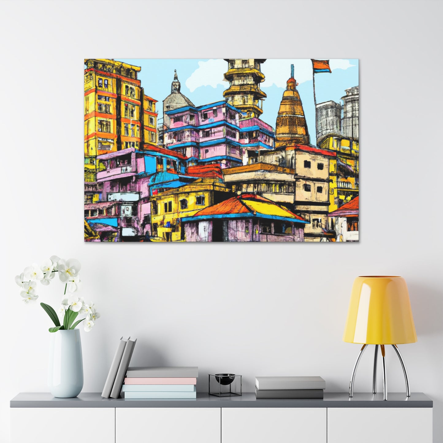 Golden Triangle - Destination India - Canvas