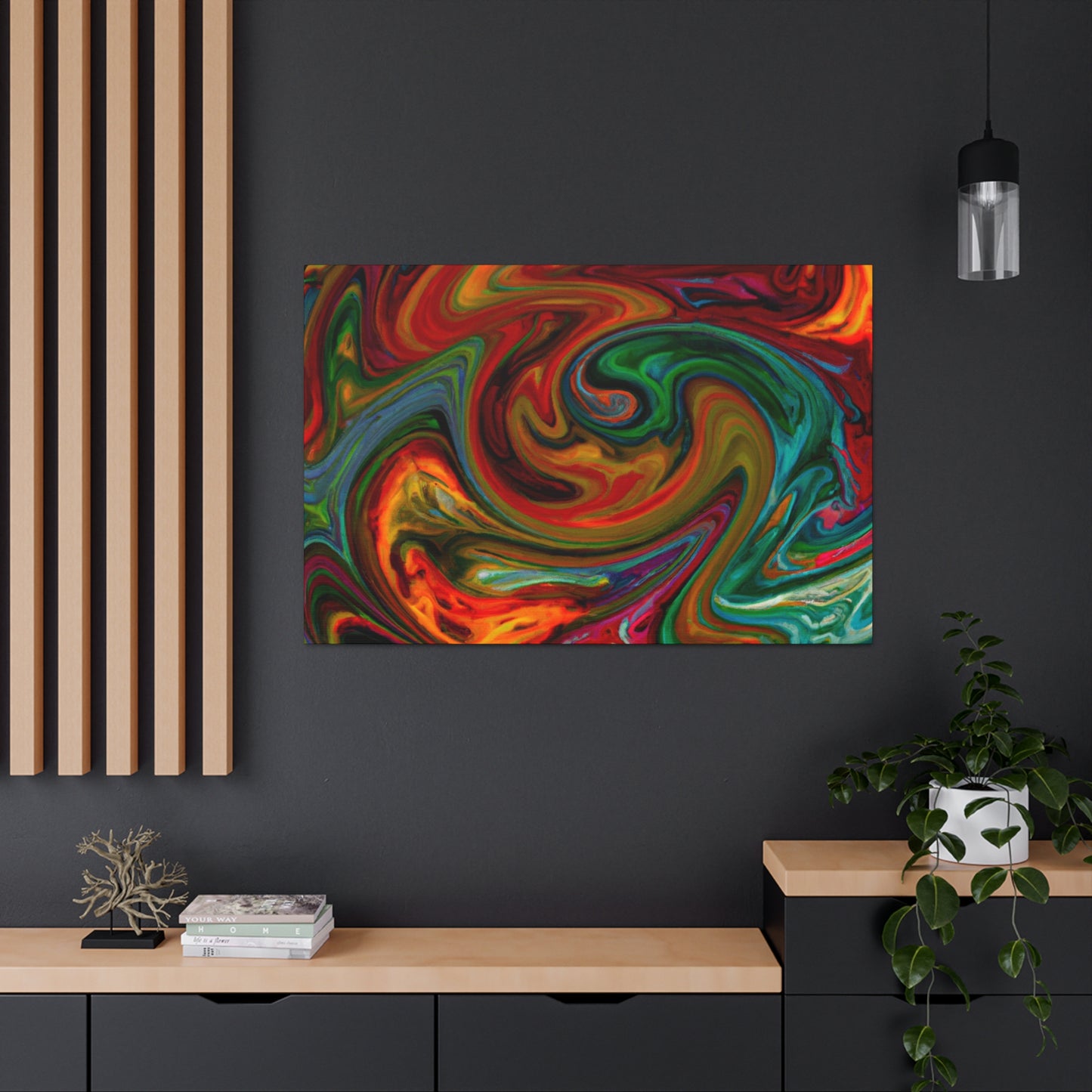Heated - Canvas - Abstract