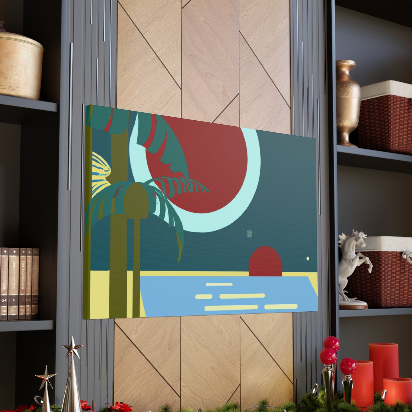 Fruitful Flickertail - Midcentury Canvas