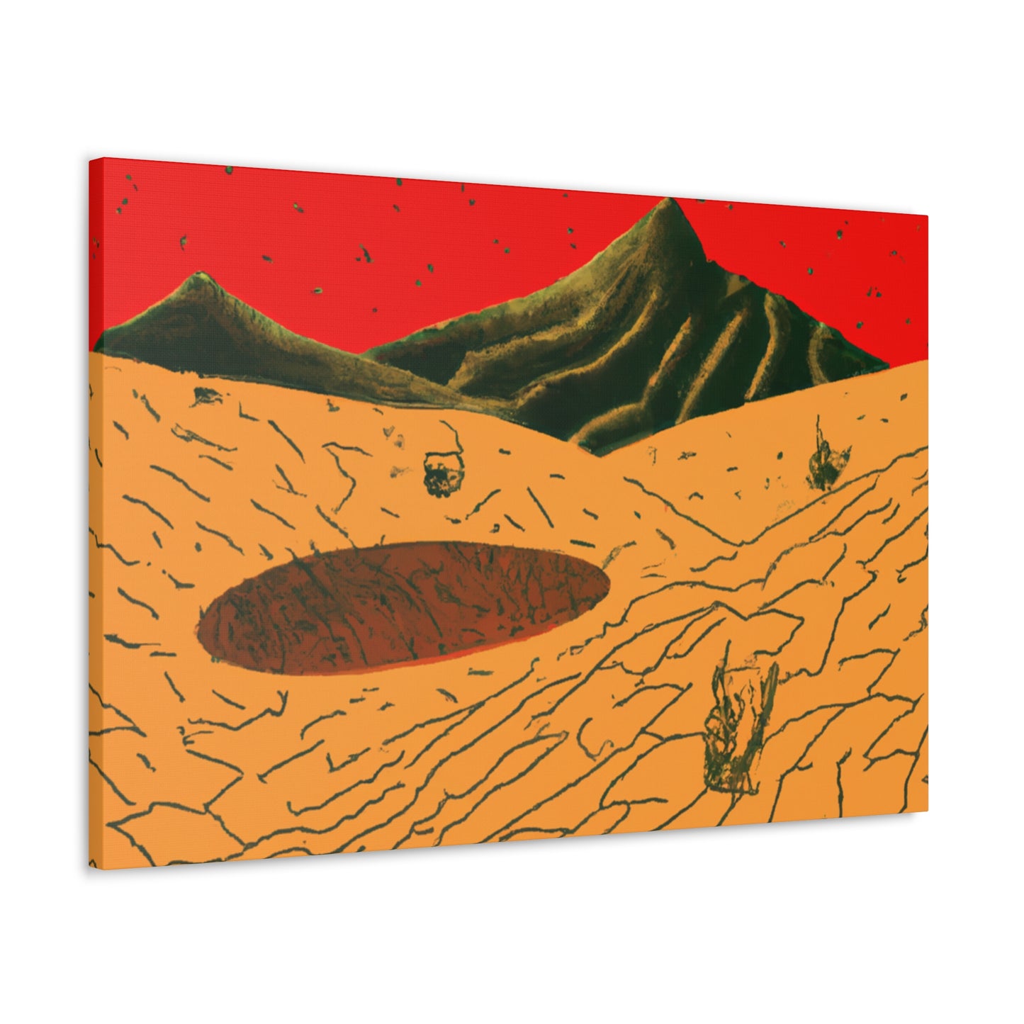 Candied Sand - Vintage Contemporary - Desert - Canvas