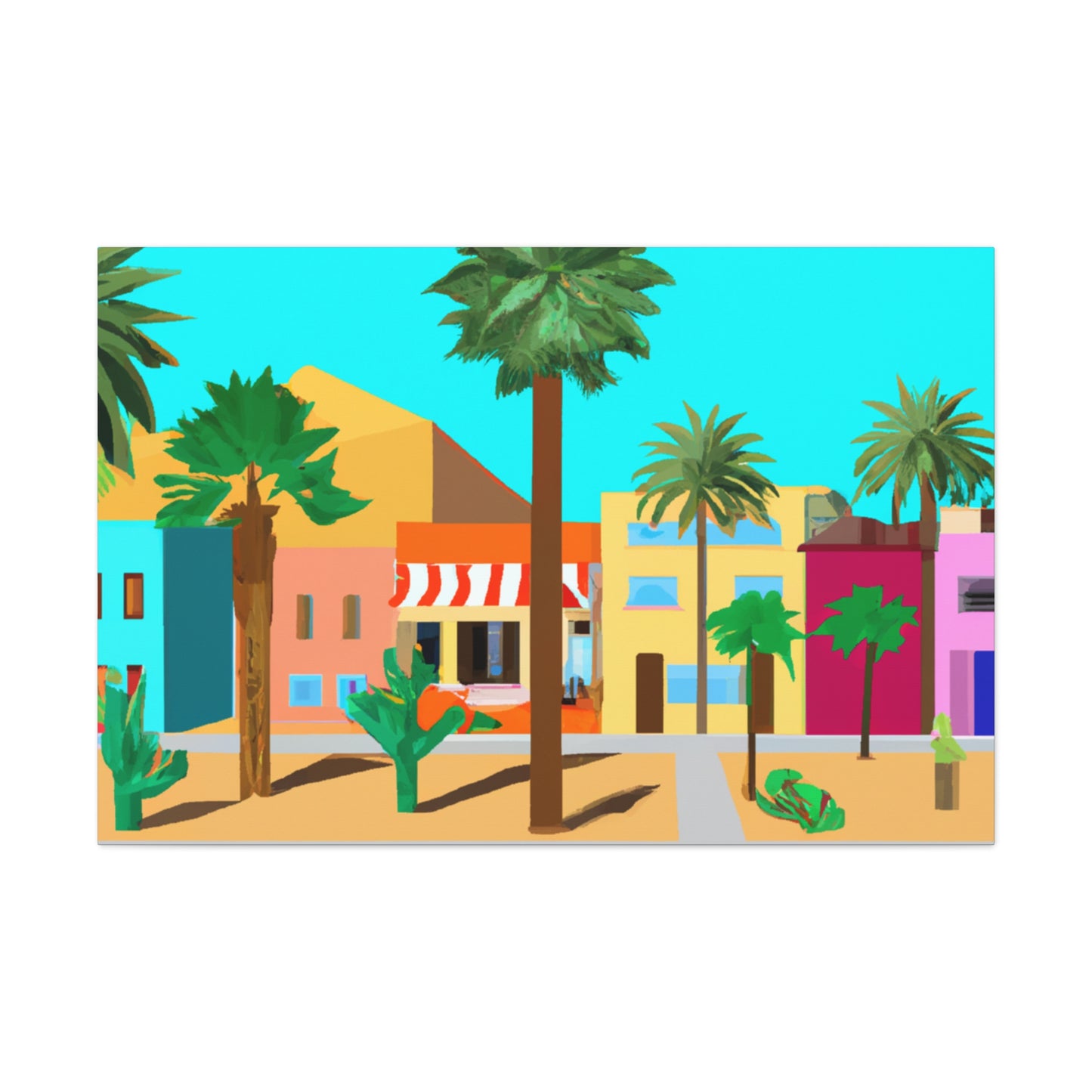 Desert Shadow - Architectural - Canvas