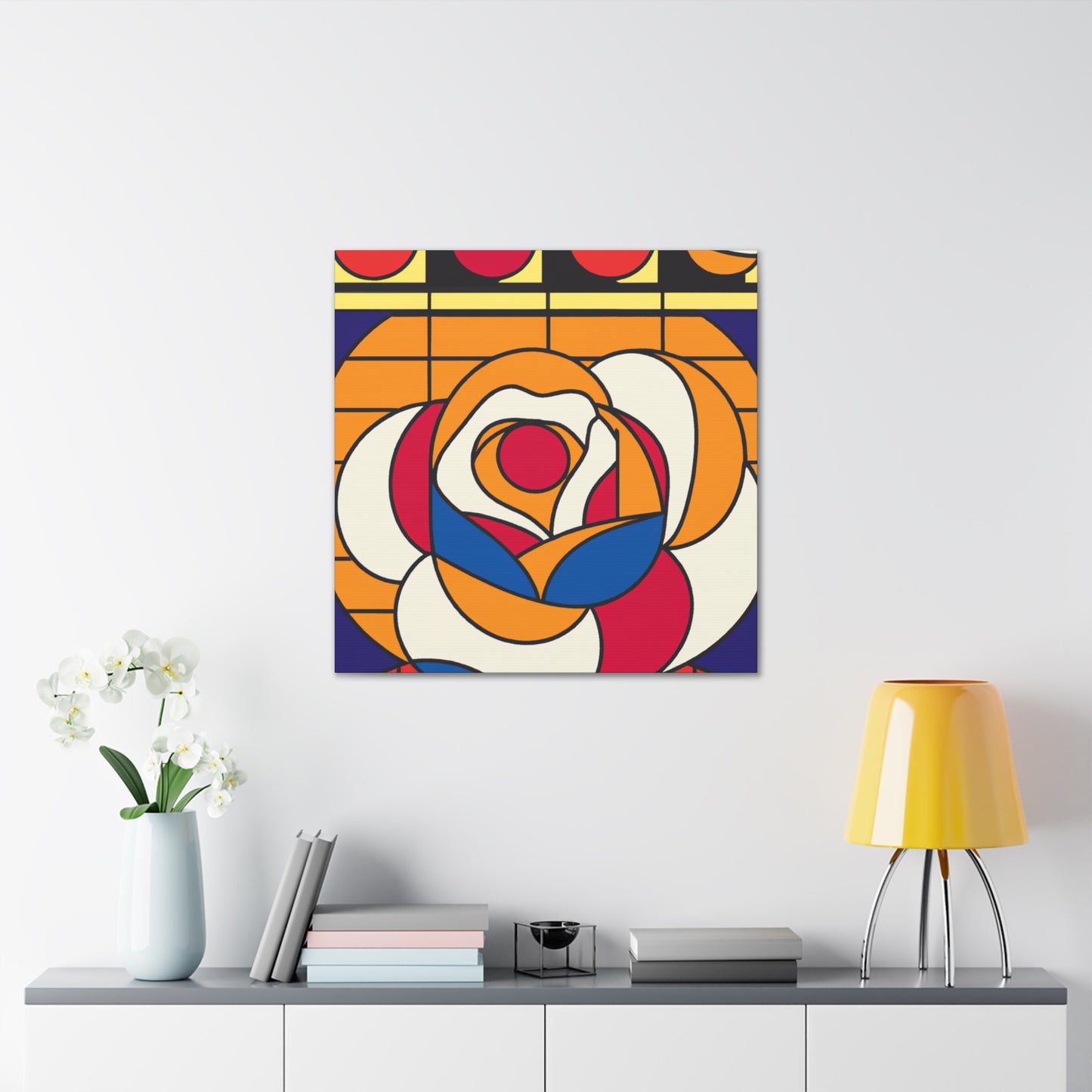 Poppy- Midcentury Canvas