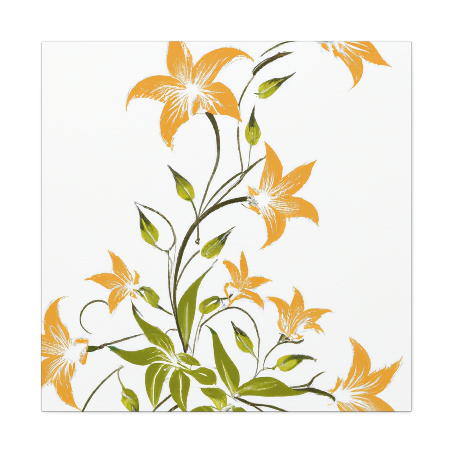 Rosebud - Floral - Canvas