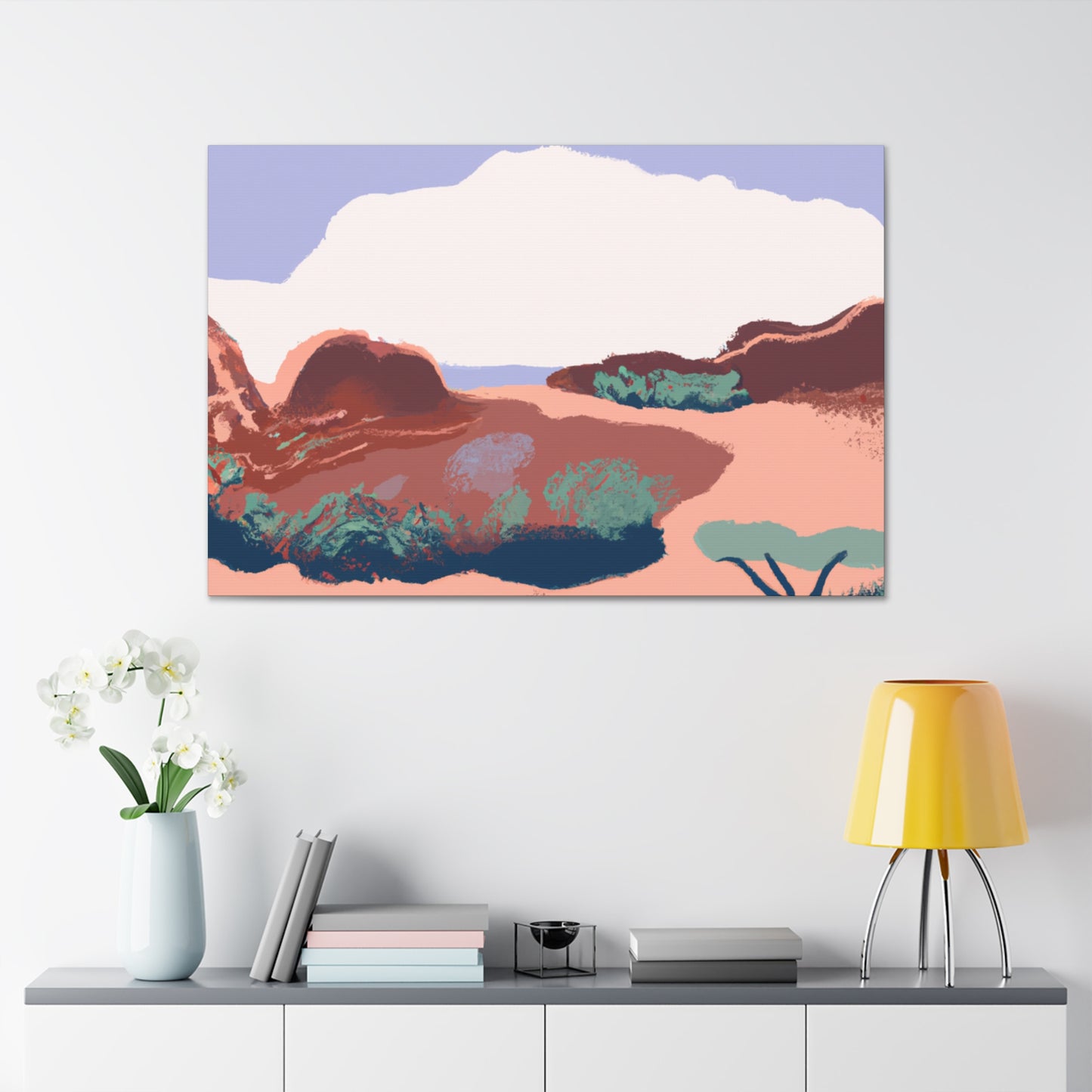 Sandstorm Oasis - Landscape - Canvas