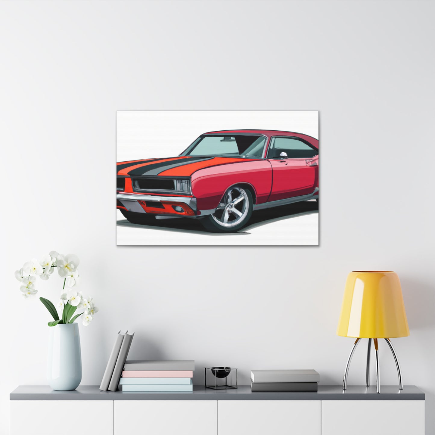 Hot Rod Havoc - Automobile - Canvas