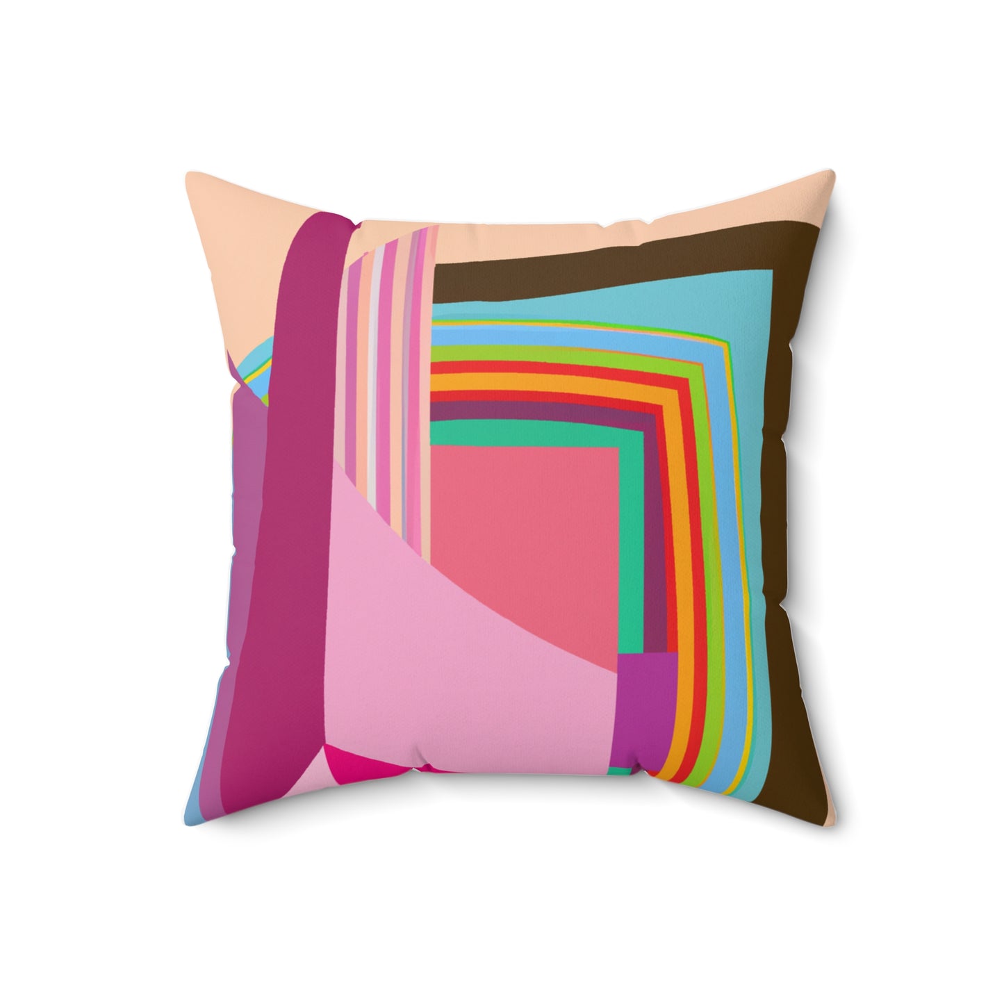 Spun Polyester Square Pillow