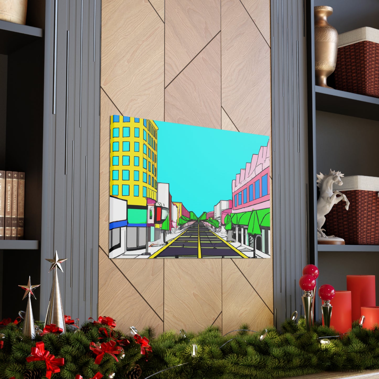 LaLa Way - Architectural Canvas Pop Art