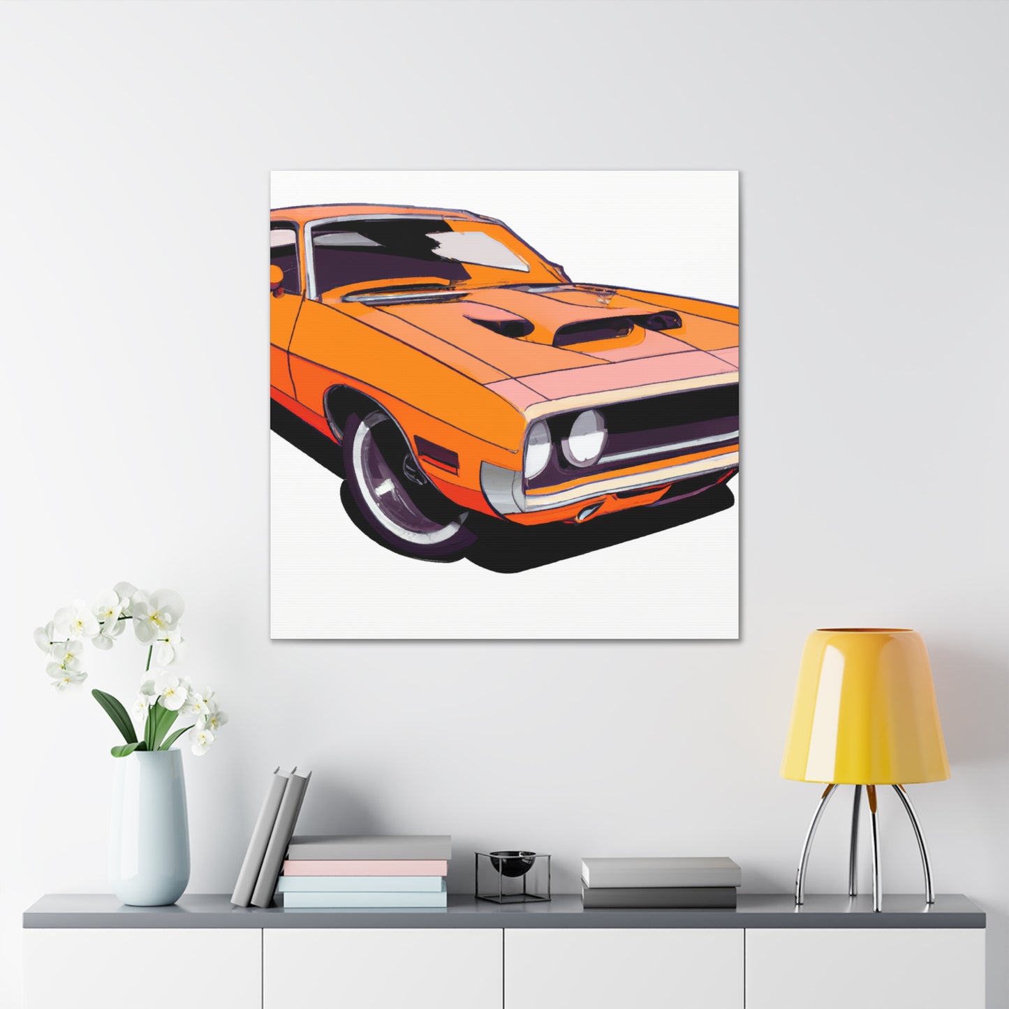 Blue Streak - Automobile - Canvas
