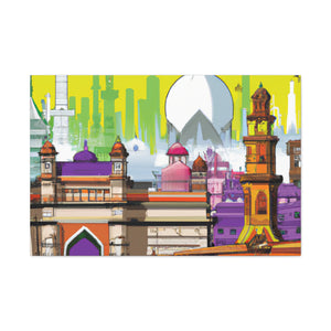Ajanta Caves - Destination India - Canvas