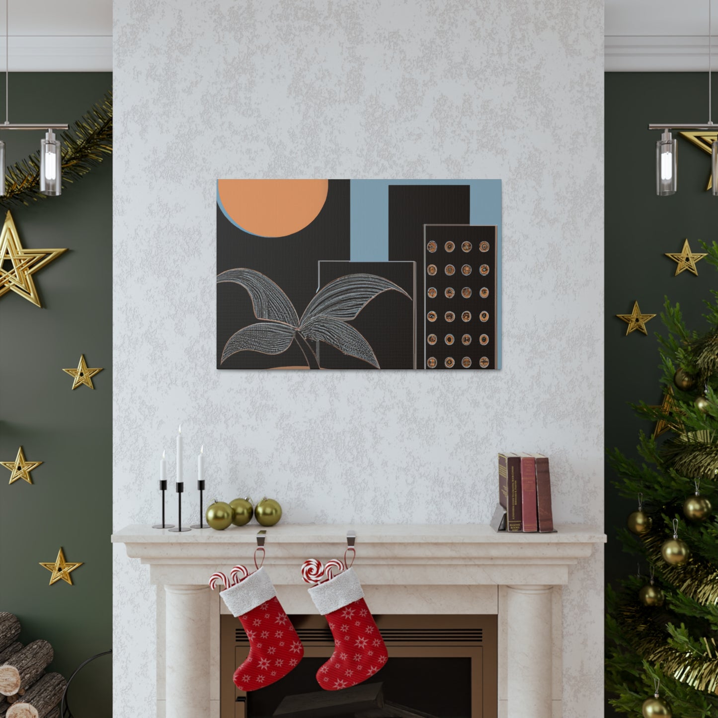 Dark Lovely - Midcentury Canvas