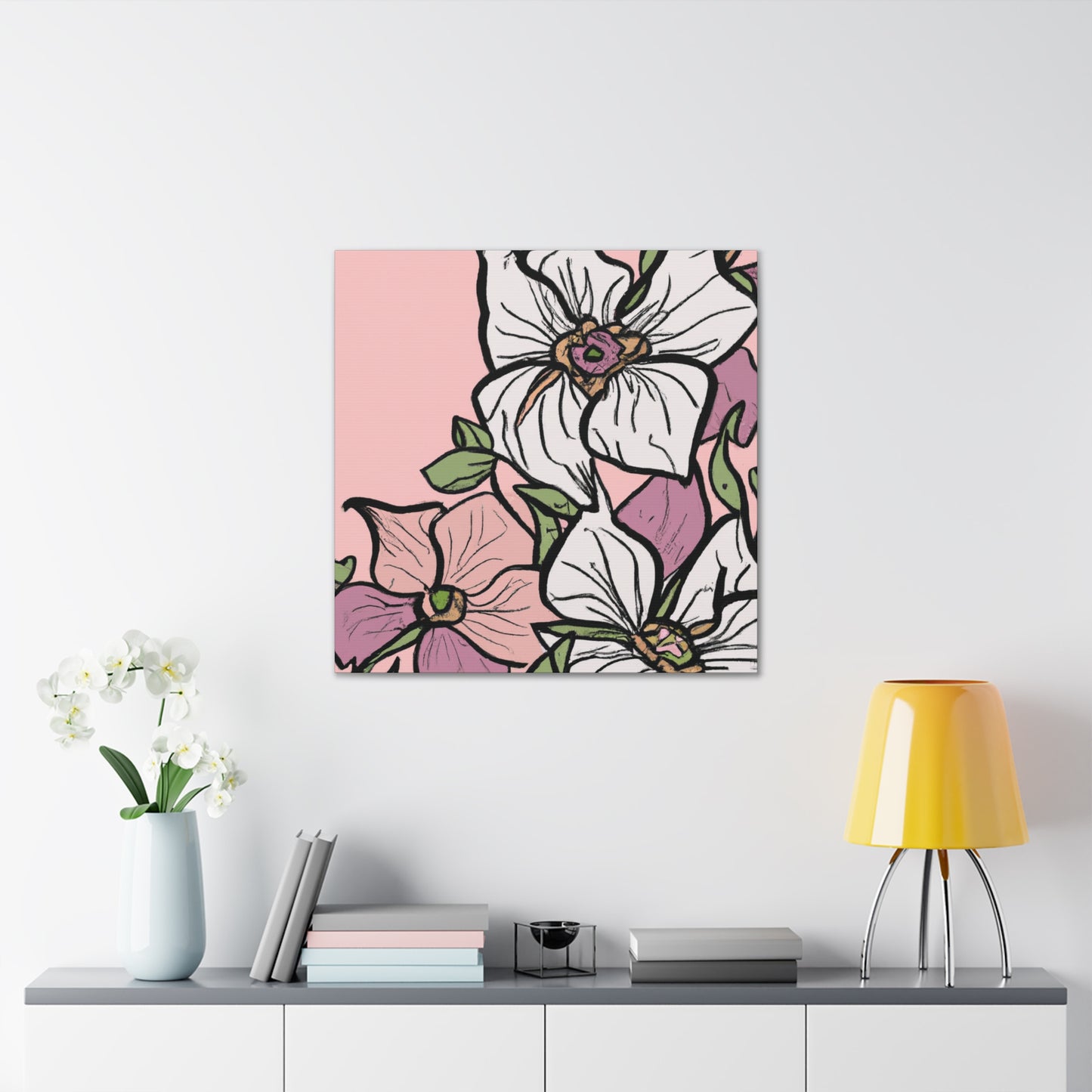 Blossomella - Floral - Canvas